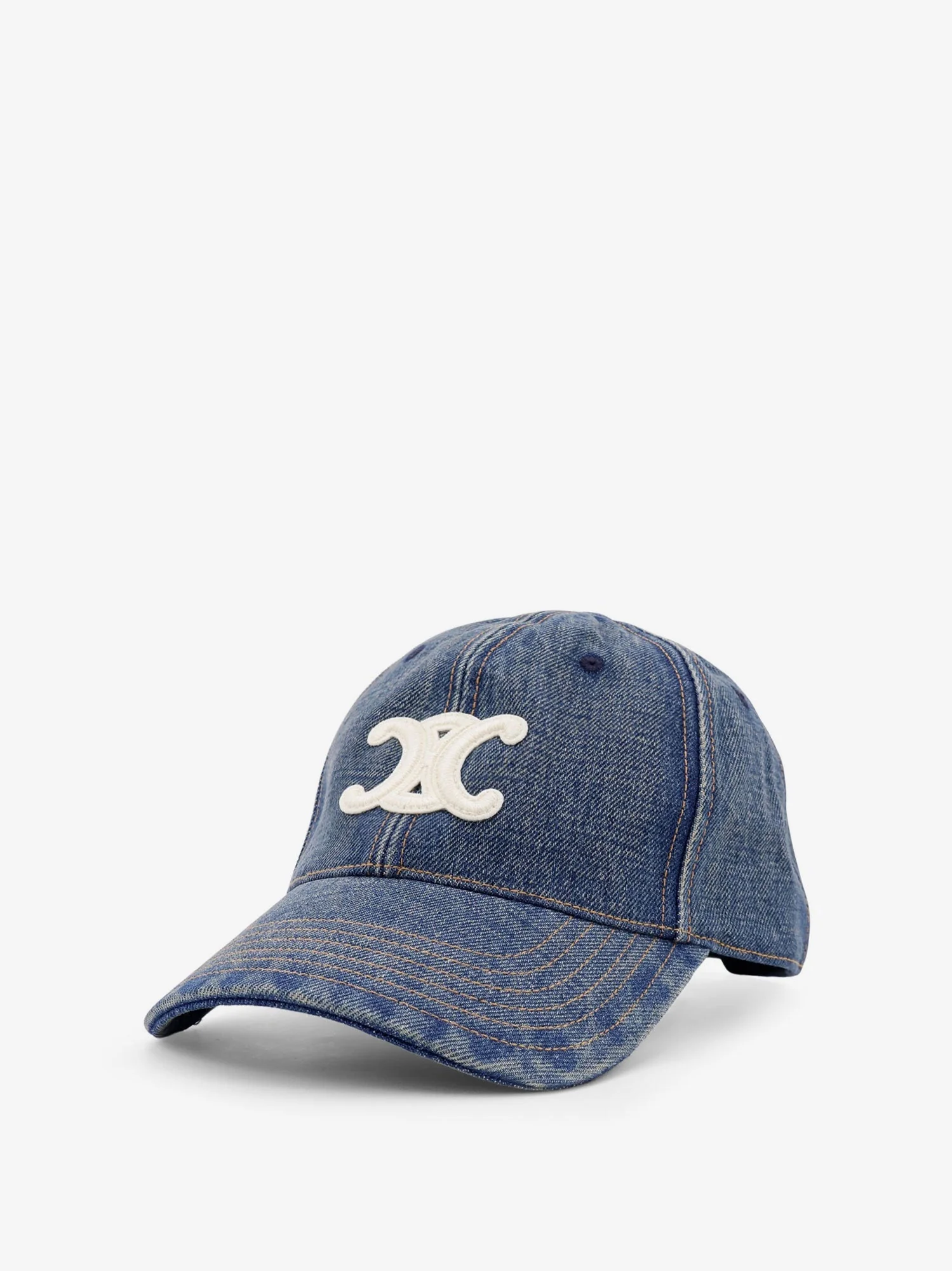 Celine Triomphe Denim Hat - Image 2