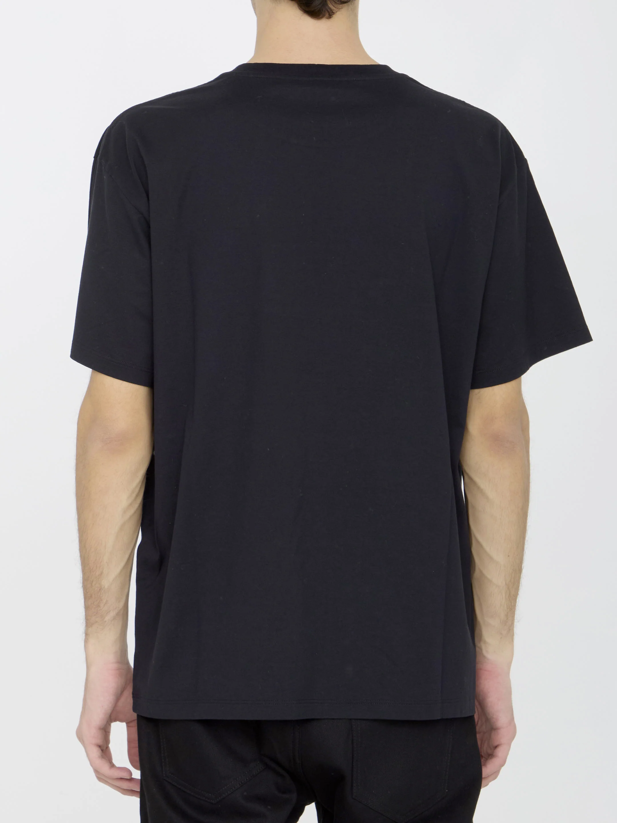 Celine Triomphe T-shirt In Black - Image 4