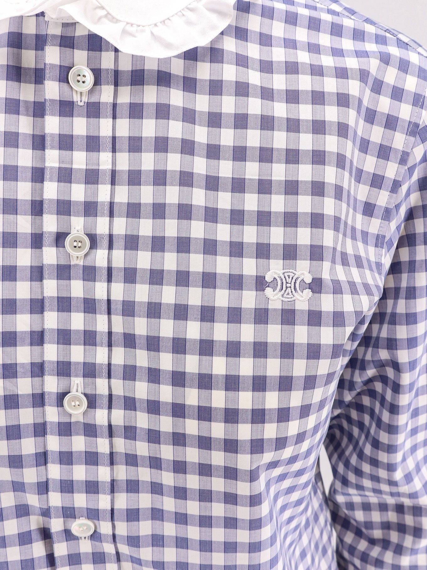 Celine Vichy Cotton Shirt - Image 3