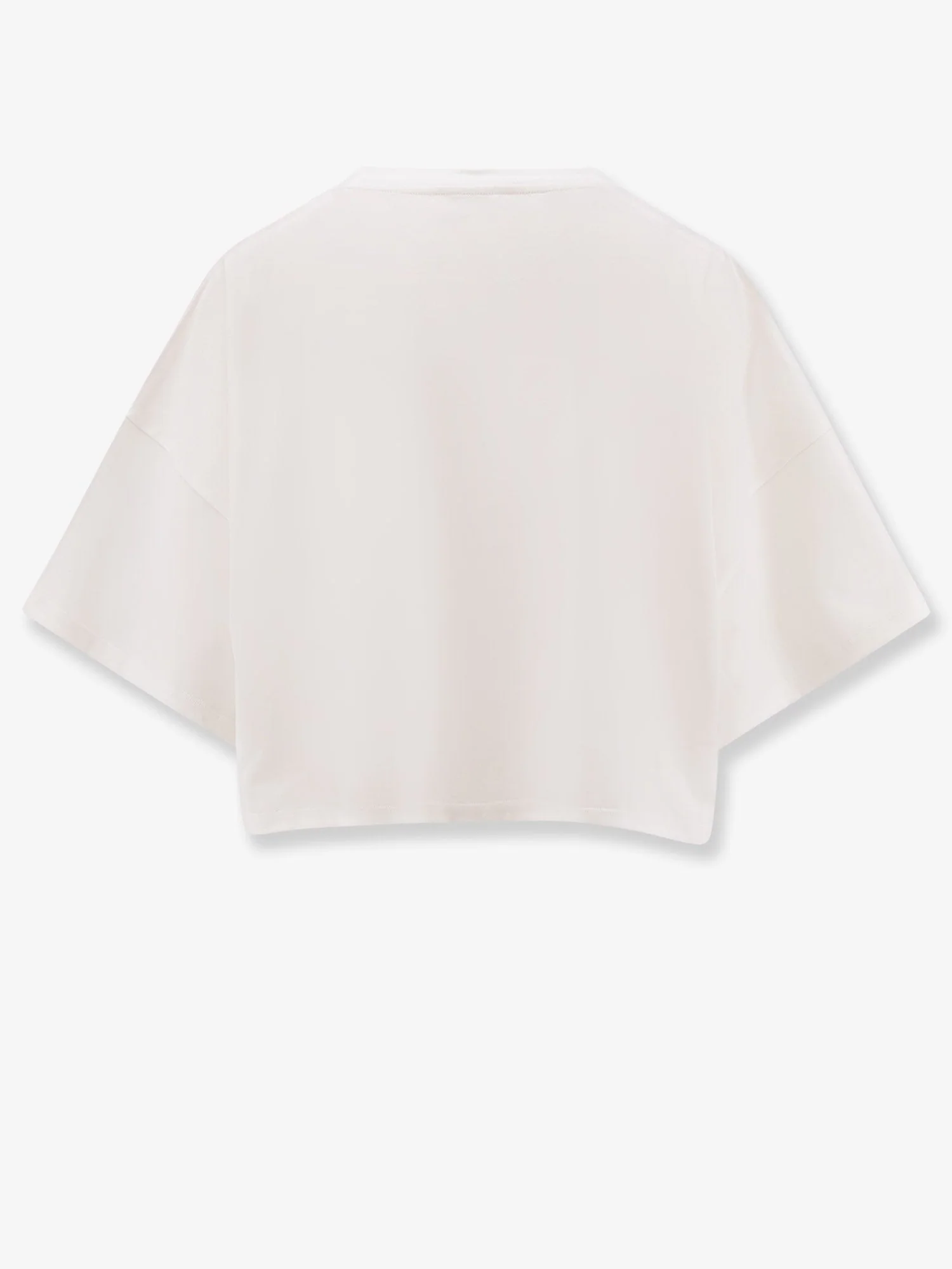 Chloe' Cotton T-Shirt With Maxi Logo On The Front - Image 4