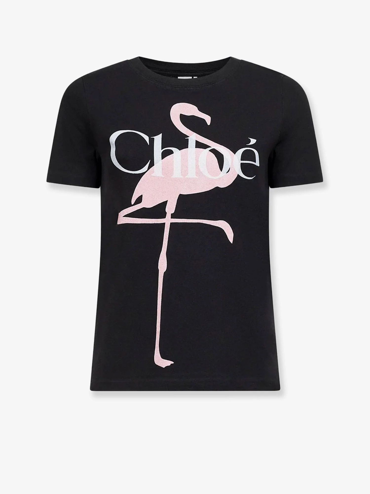 Chloe' Cotton T-Shirt With Print