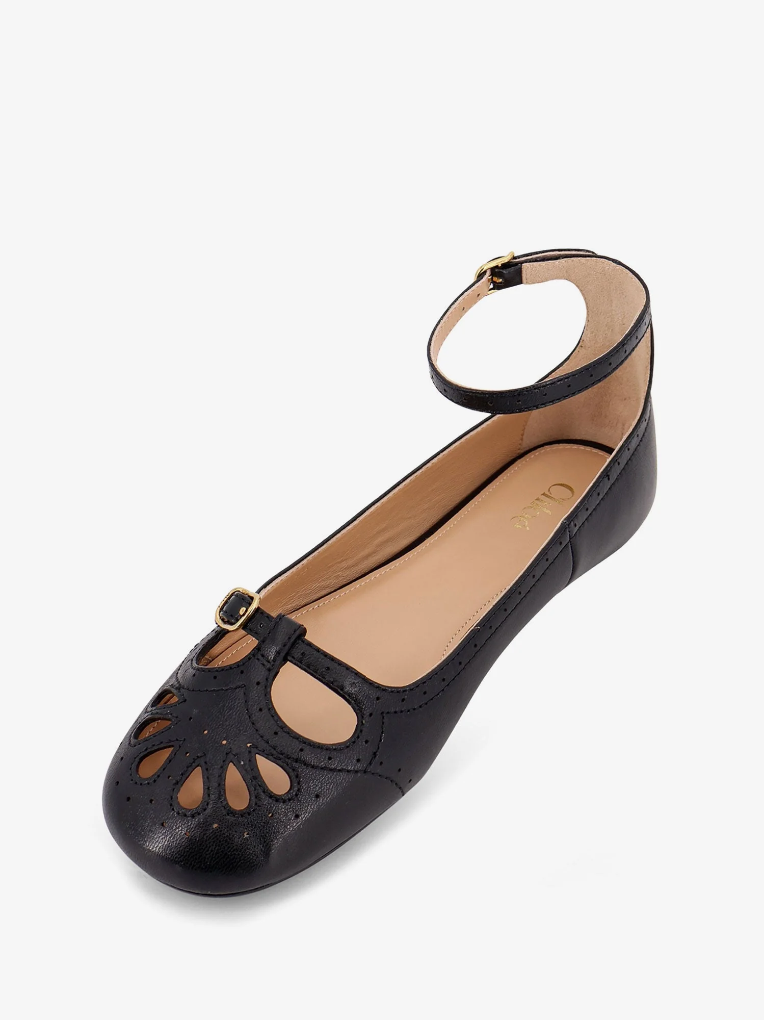 Chloe' Misty Leather Ballerinas - Image 7