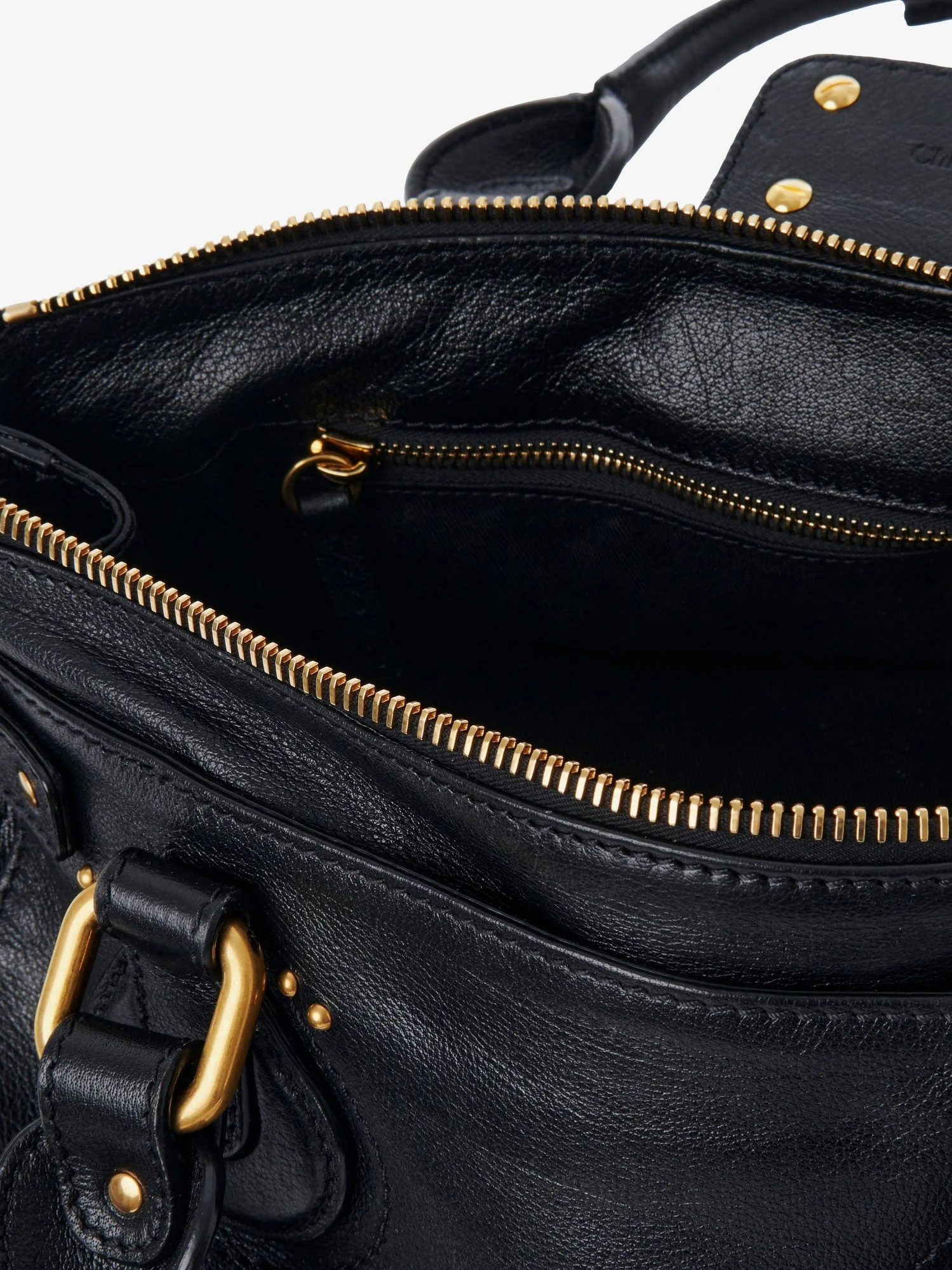 Chloe' Paddington Leather Handbag - Image 14