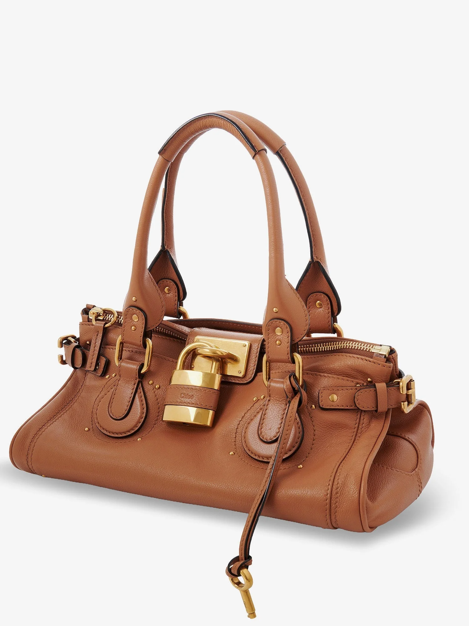 Chloe' Paddington Leather Handbag - Image 8