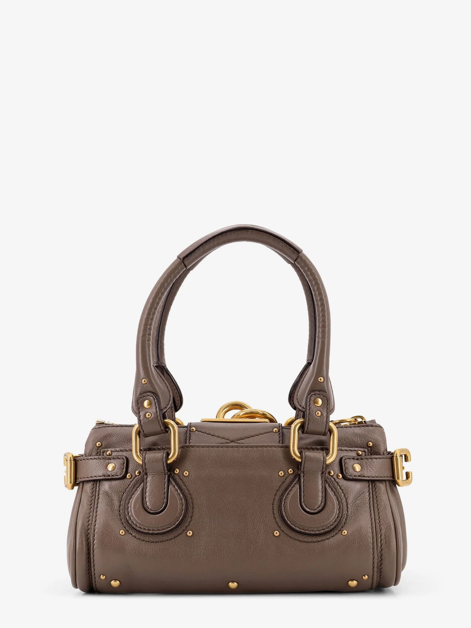 Chloe' Paddington Leather Shoulder Bag - Image 12