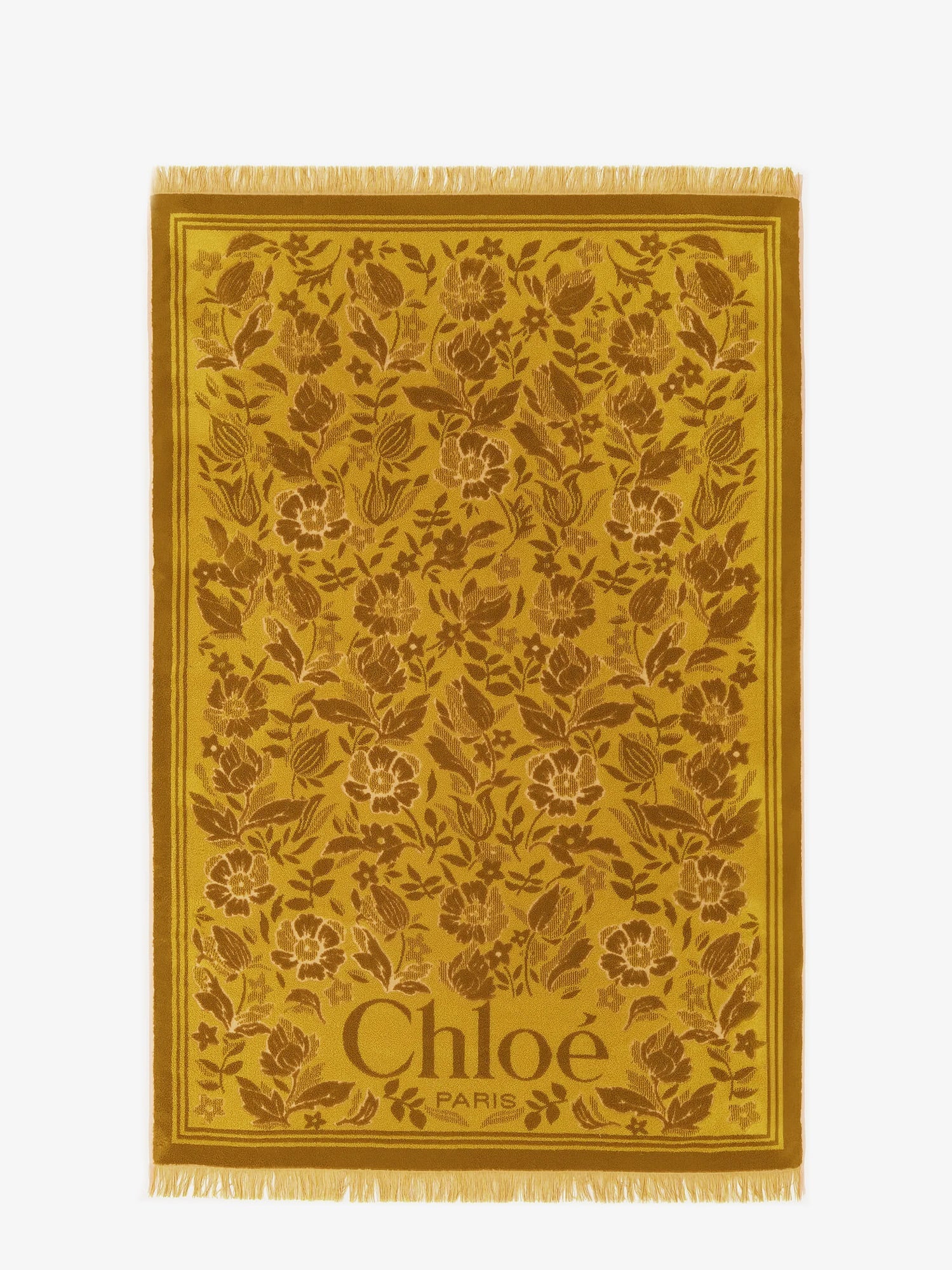 Chloe' The Chloé Plage Beach Towel In Cotton Toweling