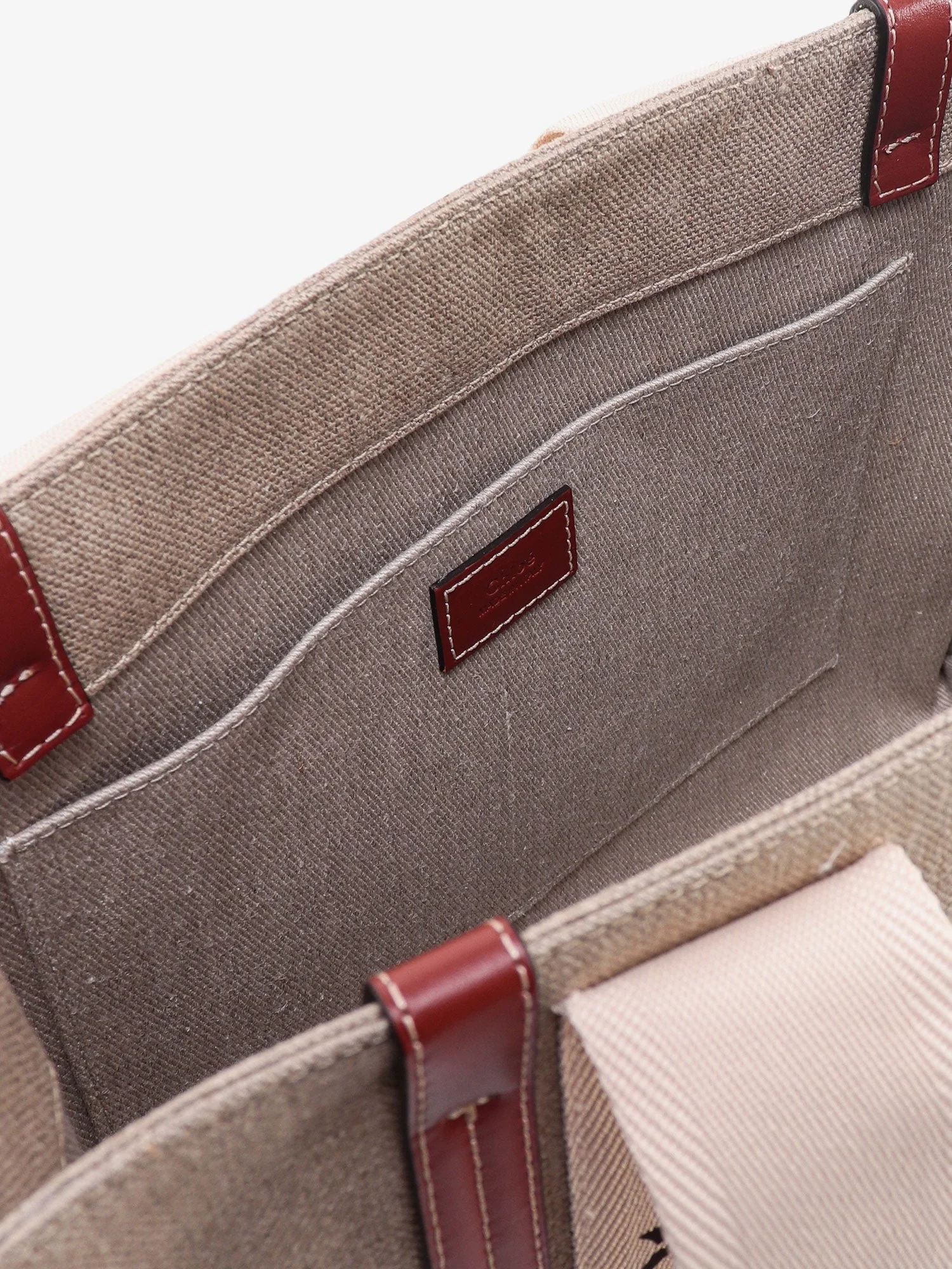 Chloe' Woody Linen Shoulder Bag - Image 4