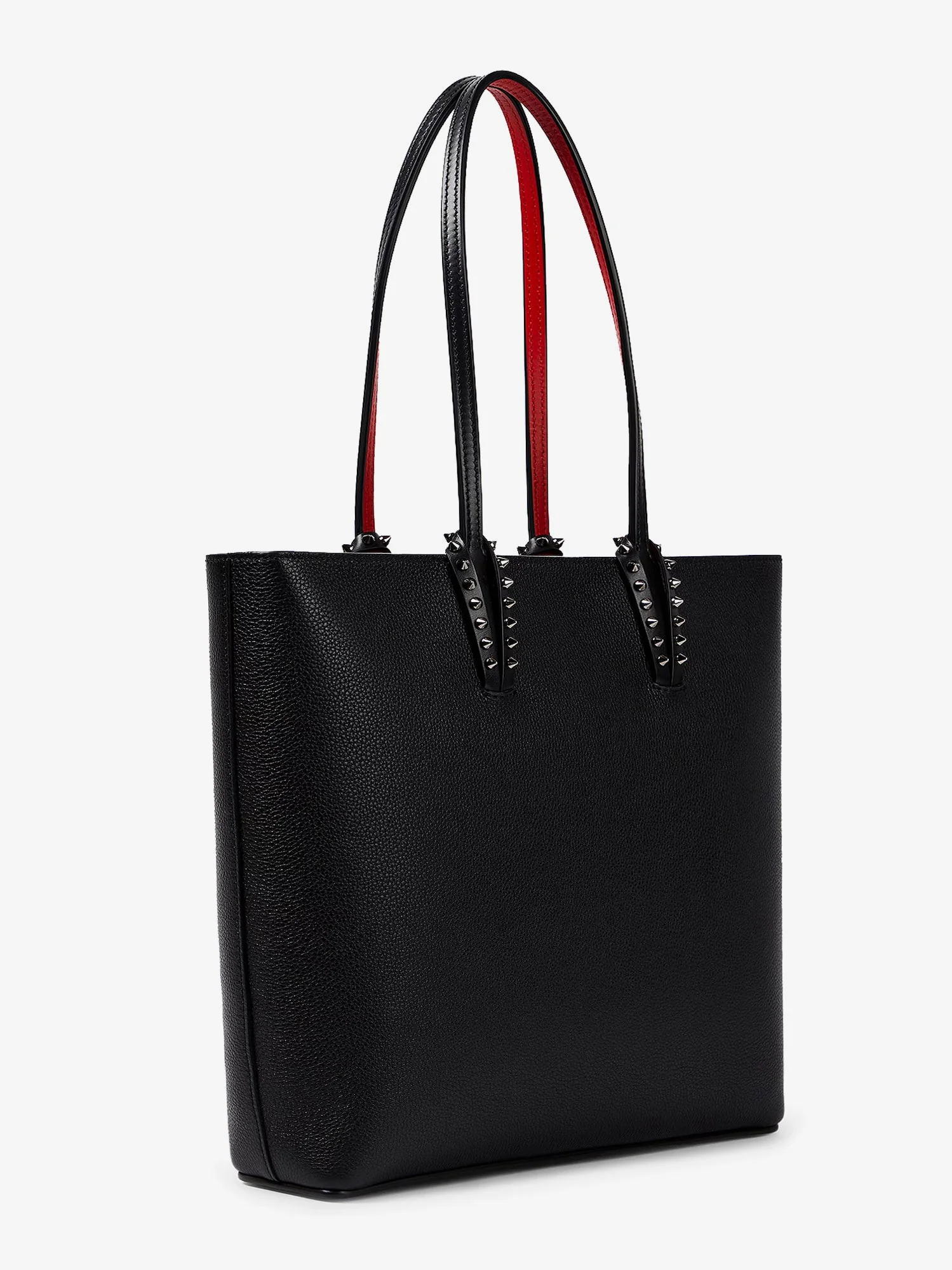 Christian Louboutin Cabata Leather Shoulder Bag With Studs - Image 3