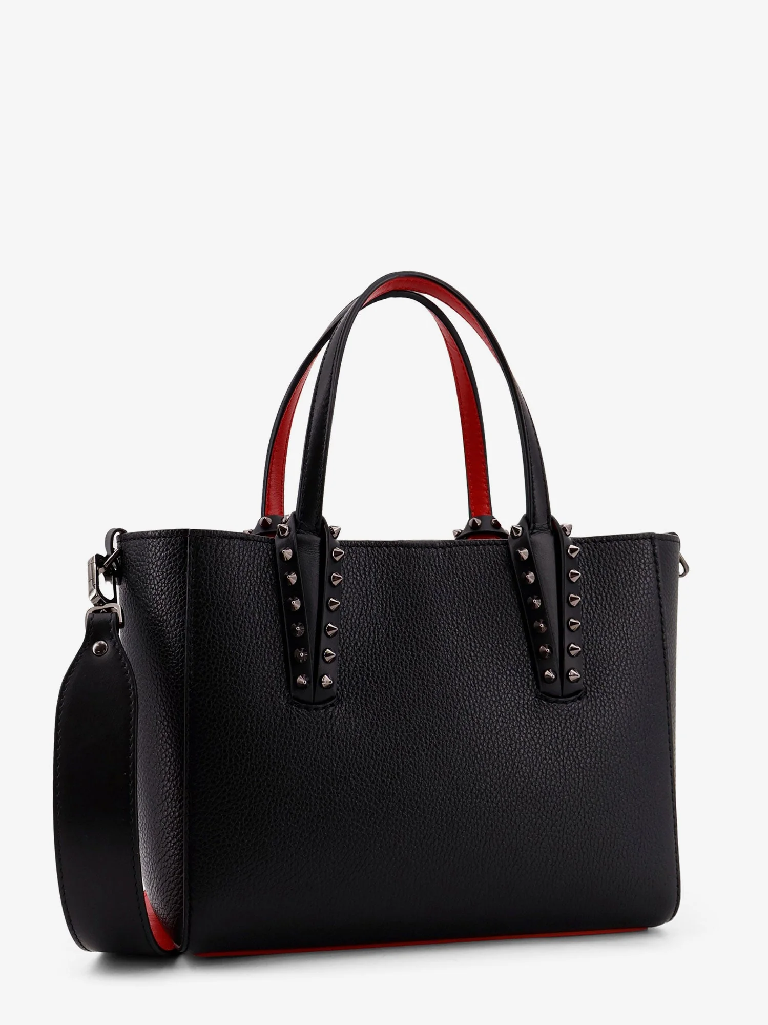 Christian Louboutin Cabata Shoulder Bag In Hammered Leather - Image 3