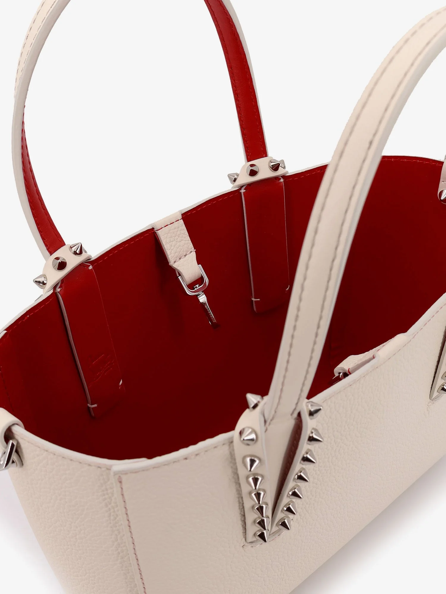 Christian Louboutin Cabata Shoulder Bag In Hammered Leather - Image 9