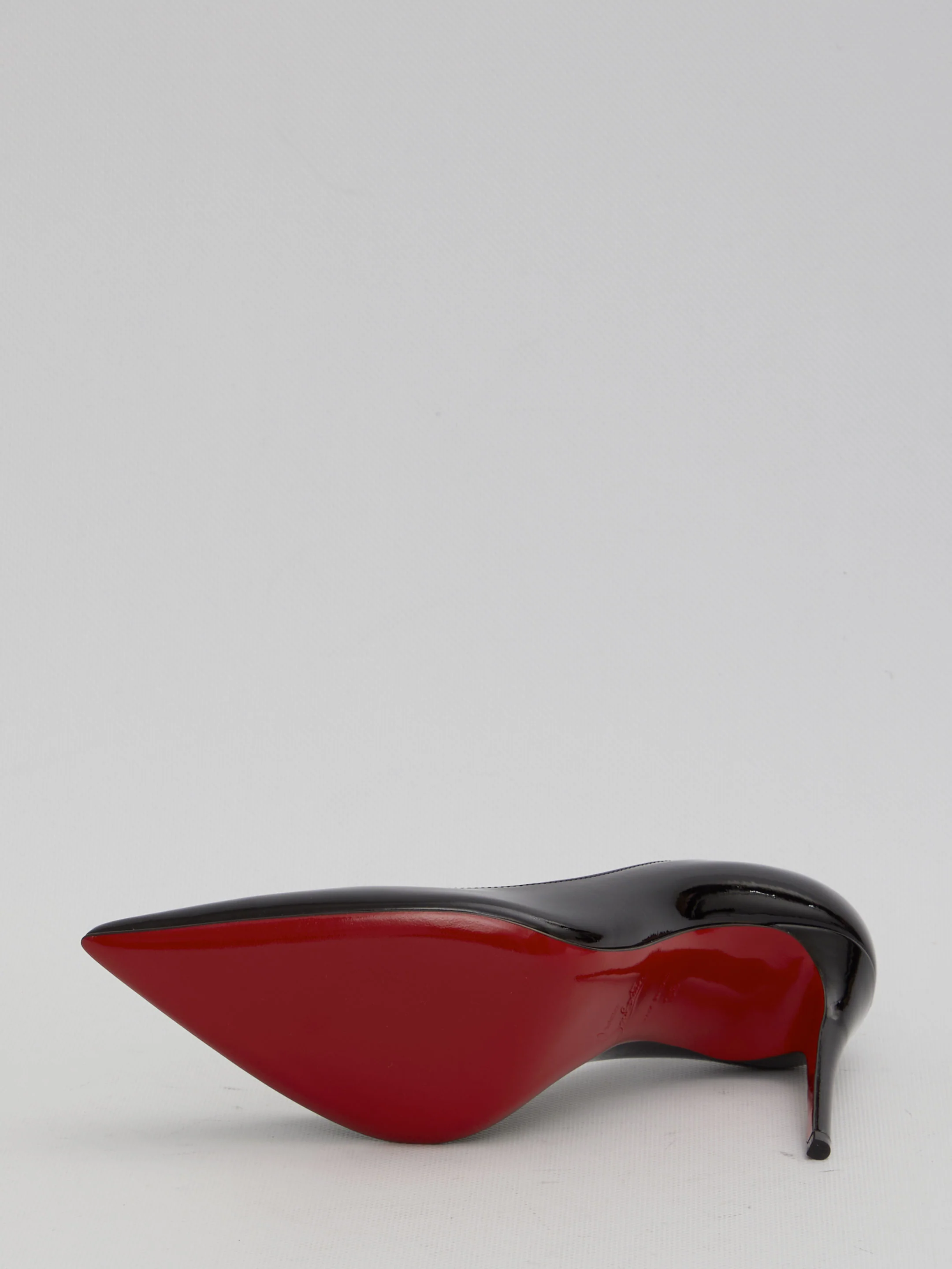 Christian Louboutin Kate 100 Pumps In Black Patent Leather - Image 4