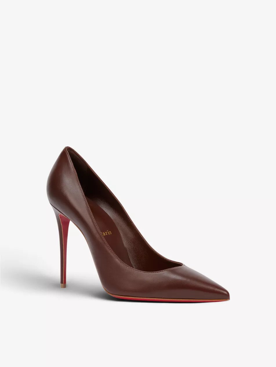 Christian Louboutin Kate 100 Pumps In Brown - Image 3