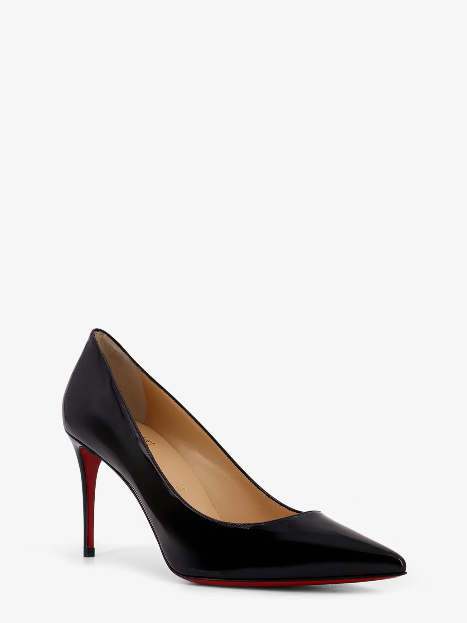 Christian Louboutin Kate 85 Patent Leather Pumps - Image 11