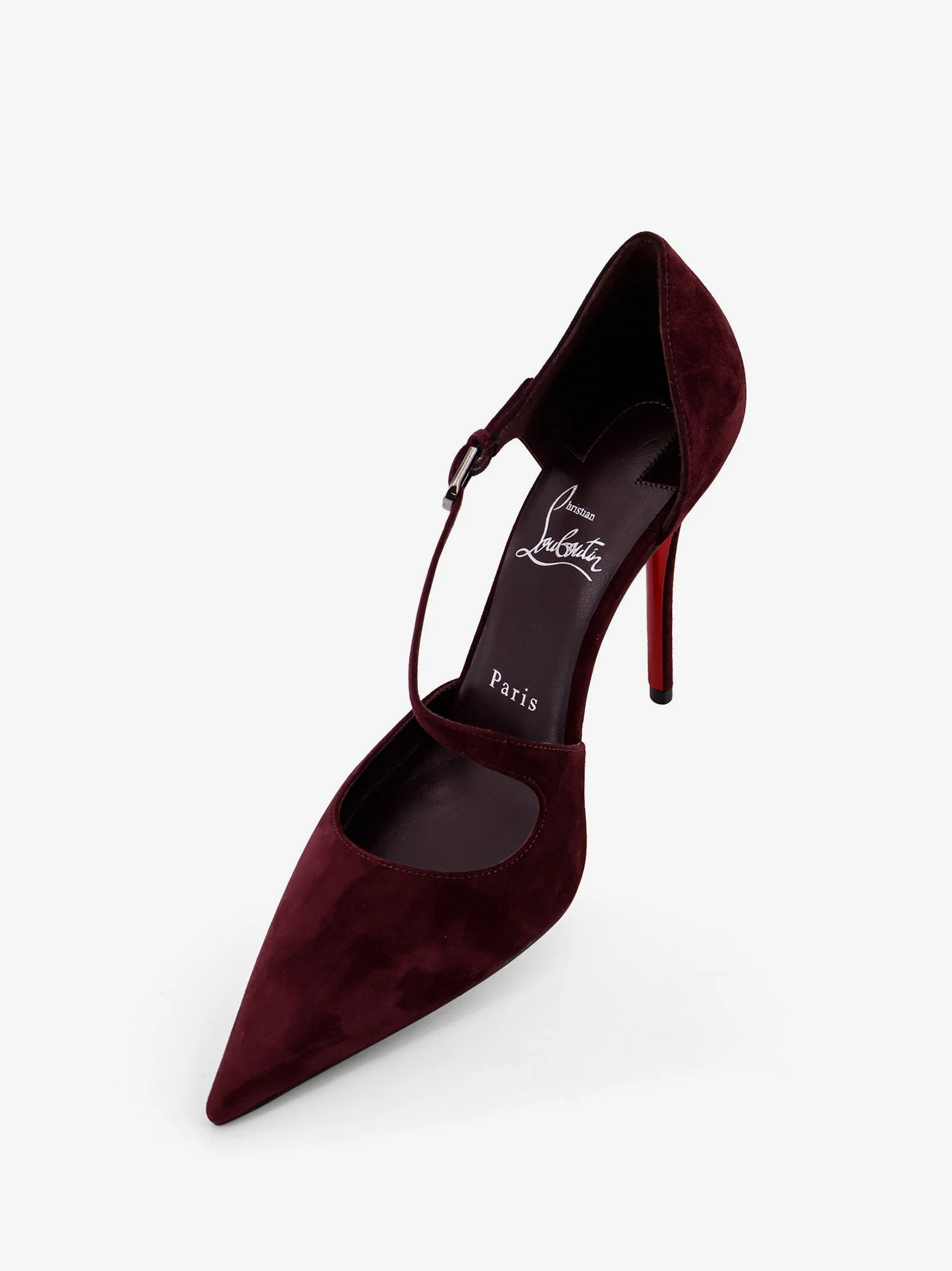 Christian Louboutin Miss Ziggyta 100 Suede Pumps - Image 4