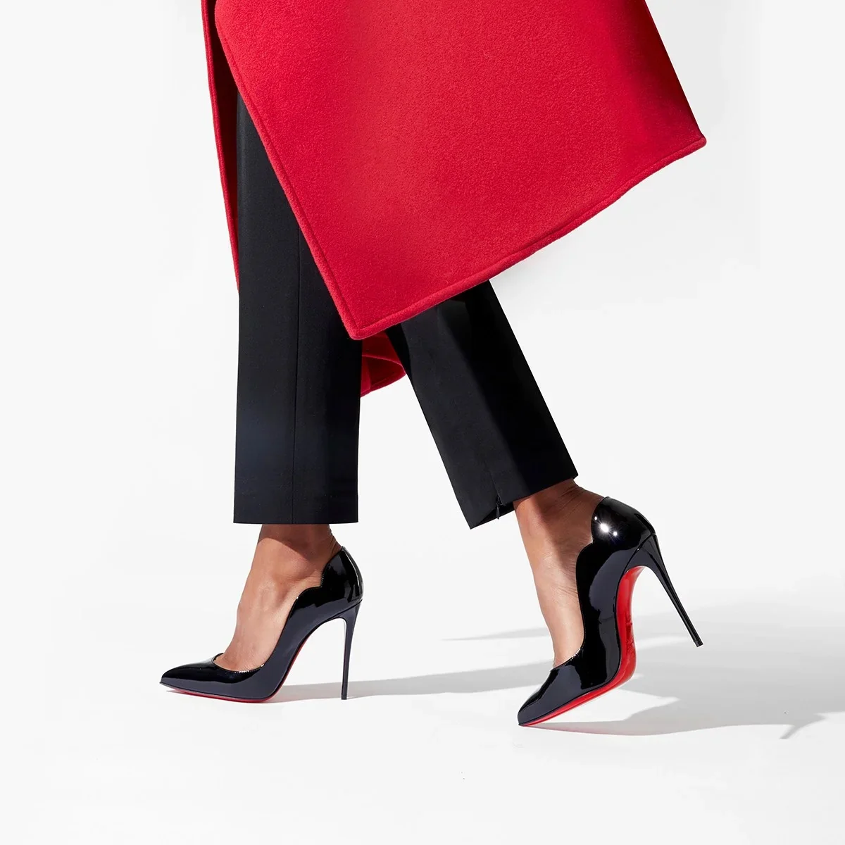 Christian Louboutin Patent Leather Hot Chick 100 Pumps - Image 2