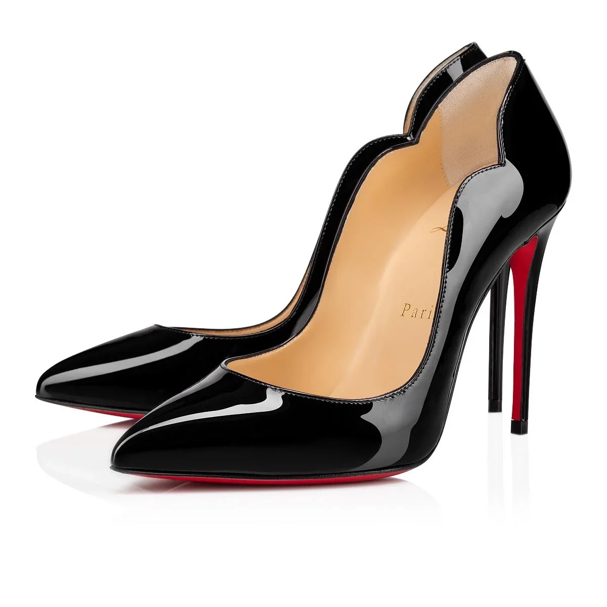 Christian Louboutin Patent Leather Hot Chick 100 Pumps - Image 3