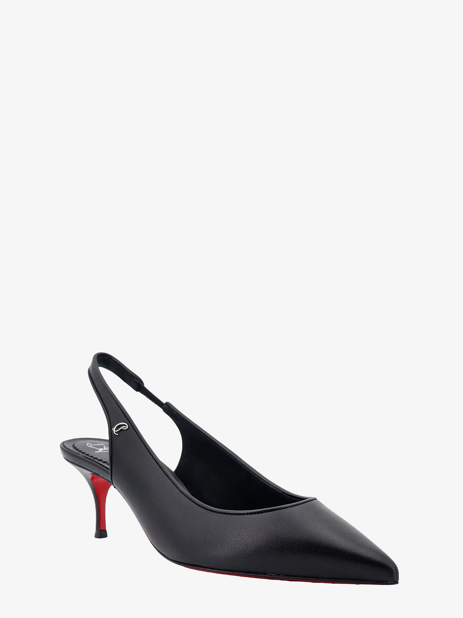 Christian Louboutin Sporty Kate Sling 55 Leather Slingback Pumps - Image 7