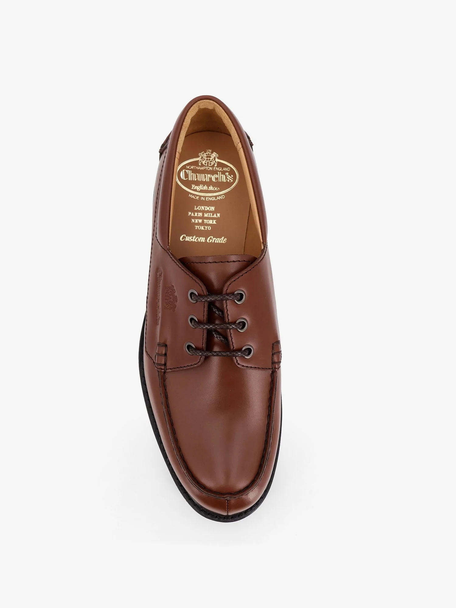 Church's Leather Lace Up Shoes - Image 5