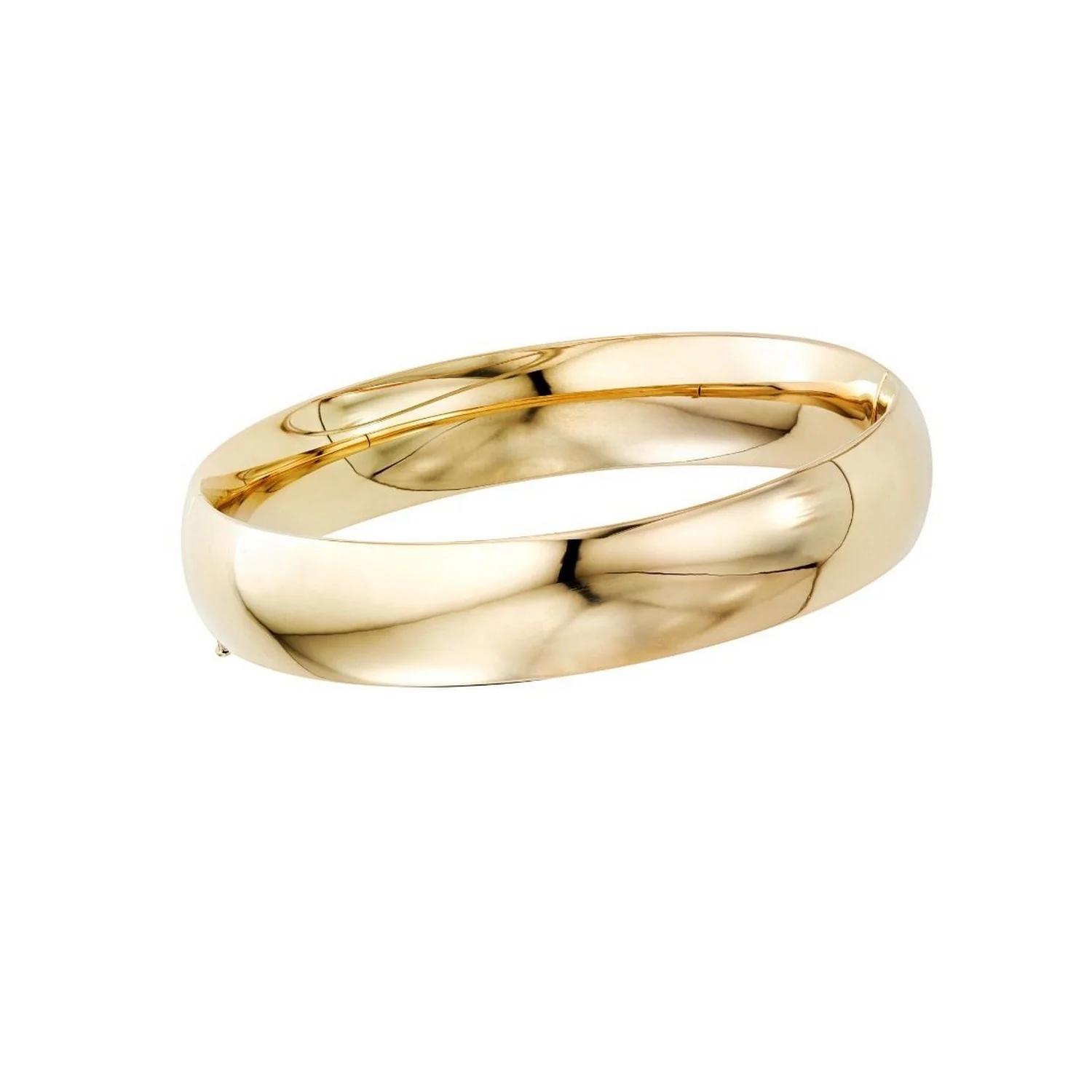 Classic Bangle in 14k Yellow Gold (13.5mm) - Image 6