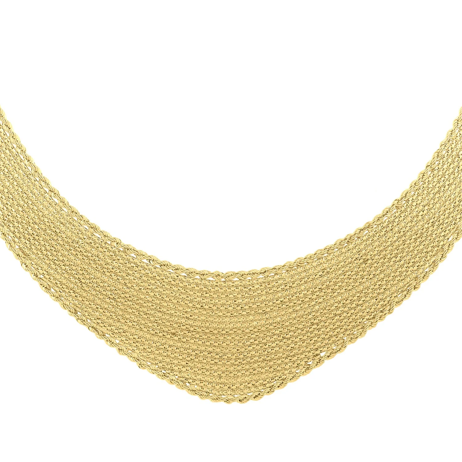 Cleopatra Gratuated Necklace in 14K Yellow Gold - Image 3