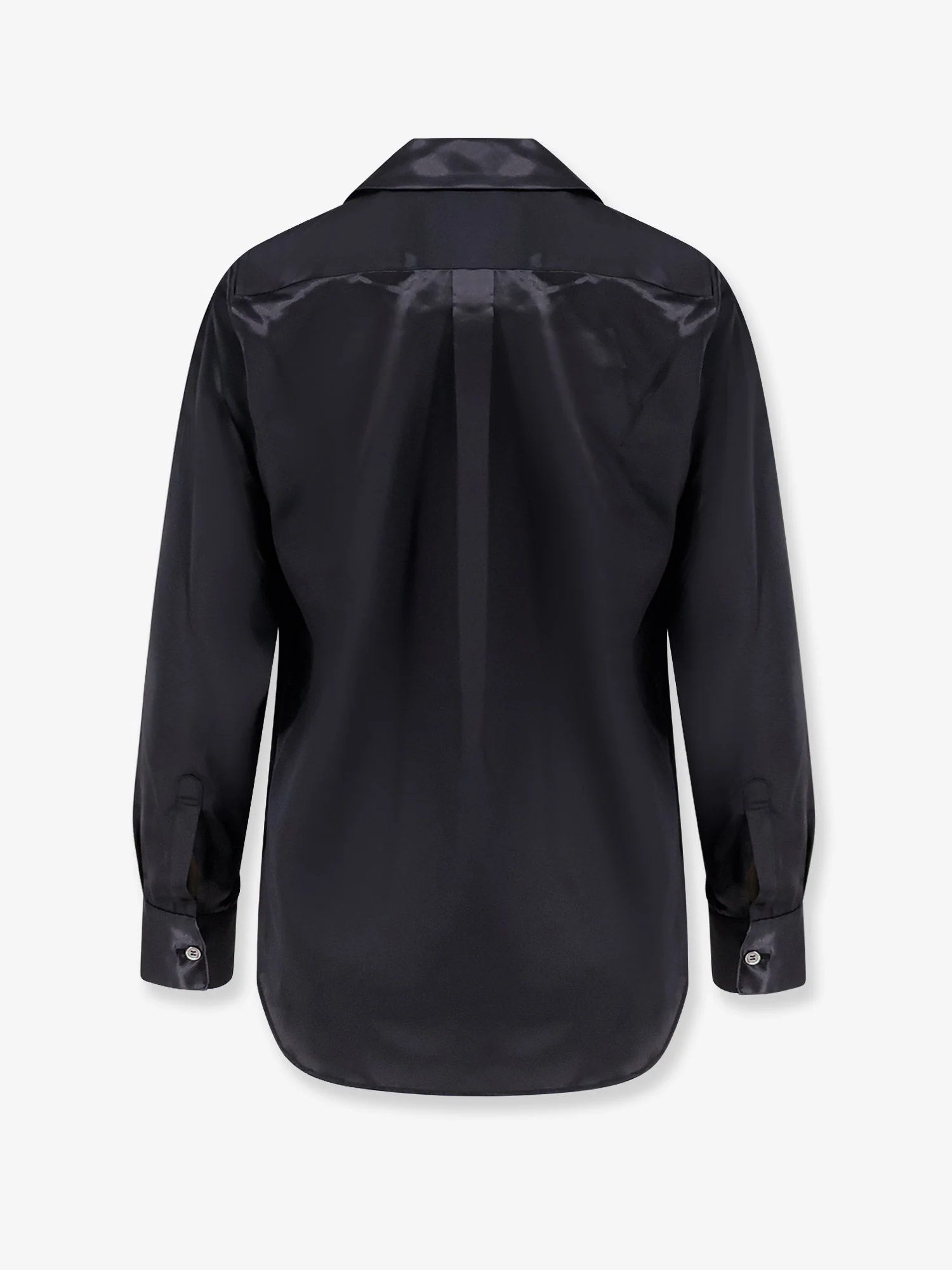 Comme Des Garçons Play Satin Shirt With Maxi Bow - Image 2