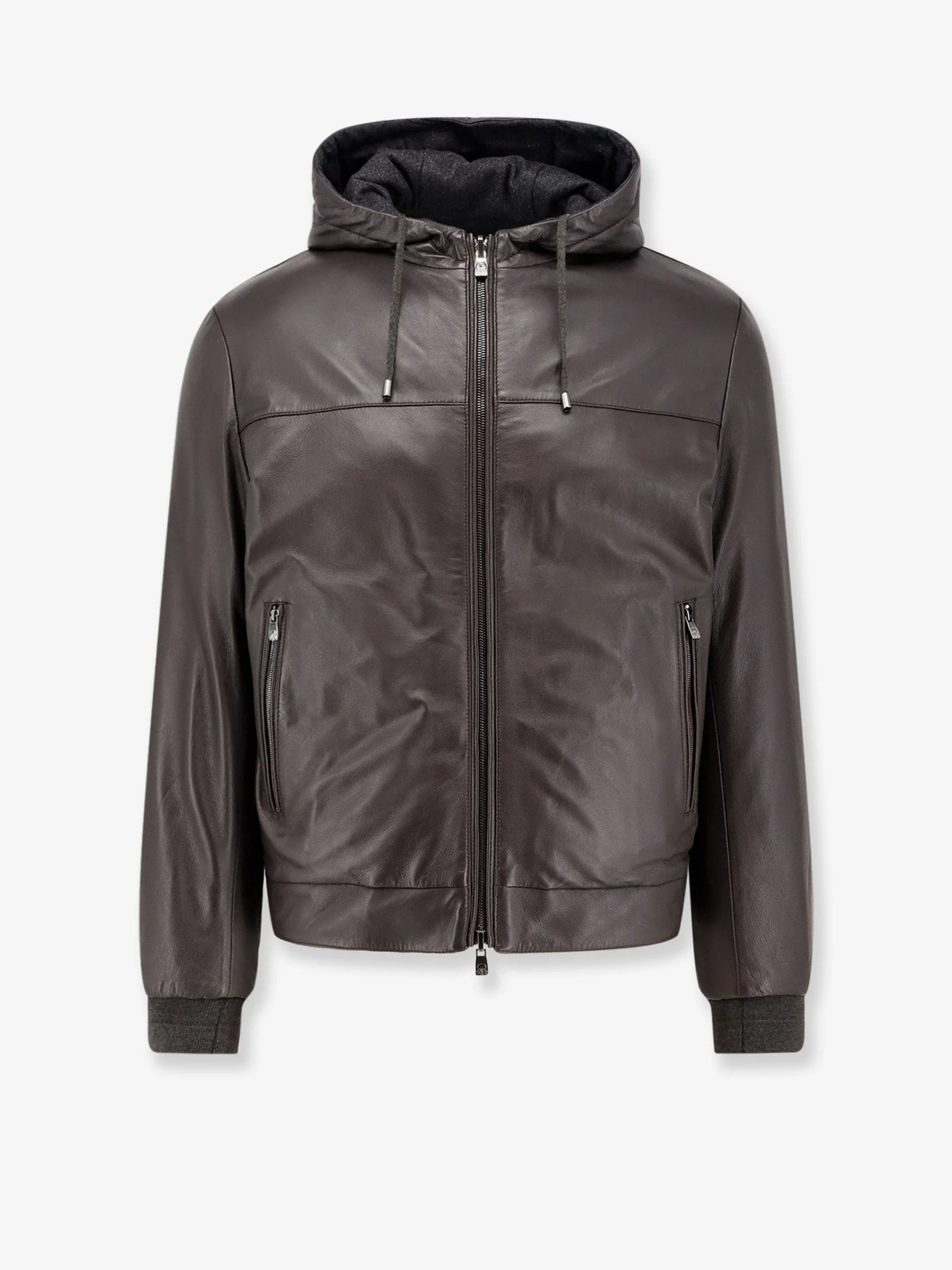 Corneliani Reversible Padded Leather Jacket - Image 5