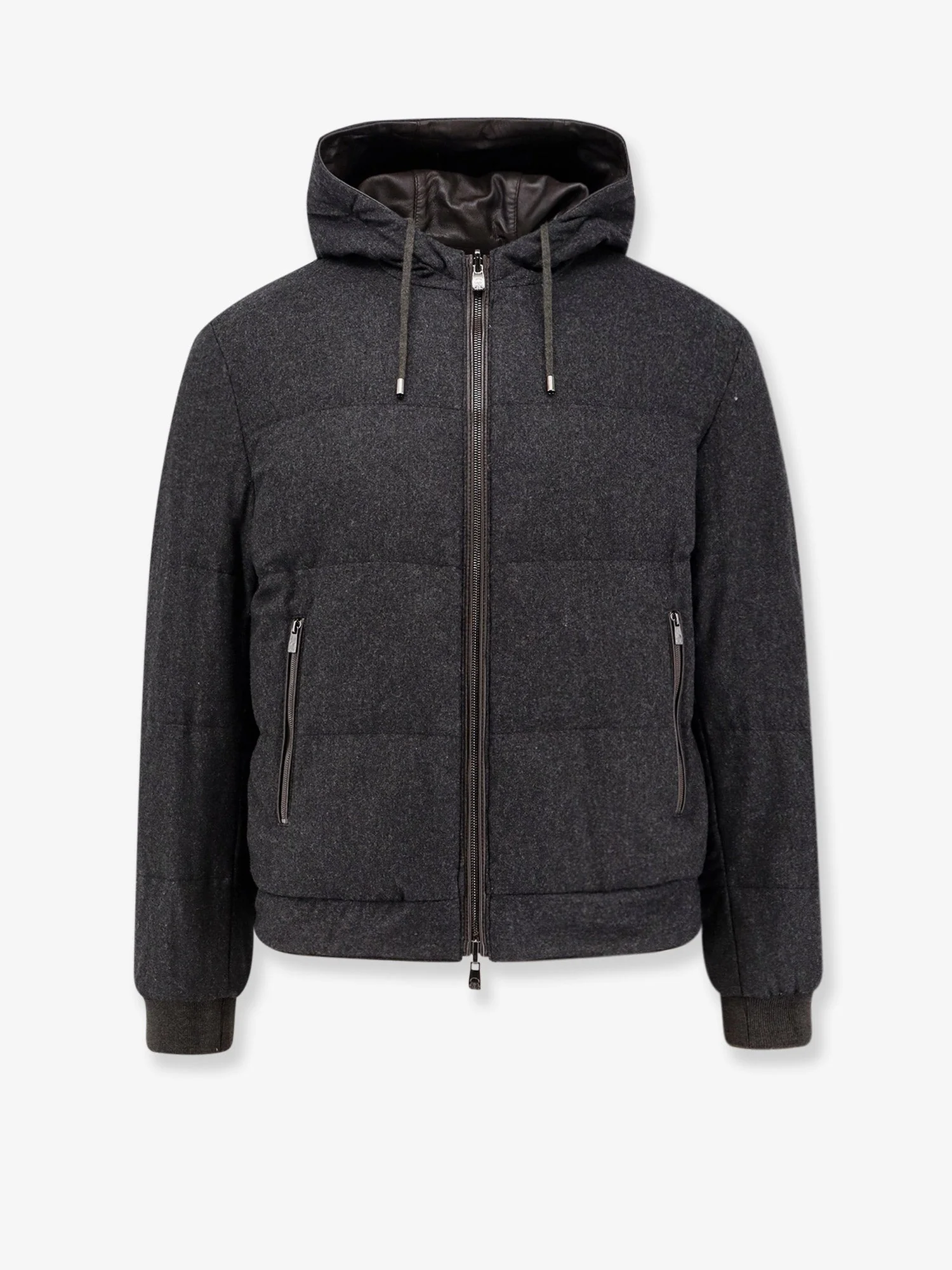Corneliani Reversible Padded Leather Jacket - Image 7