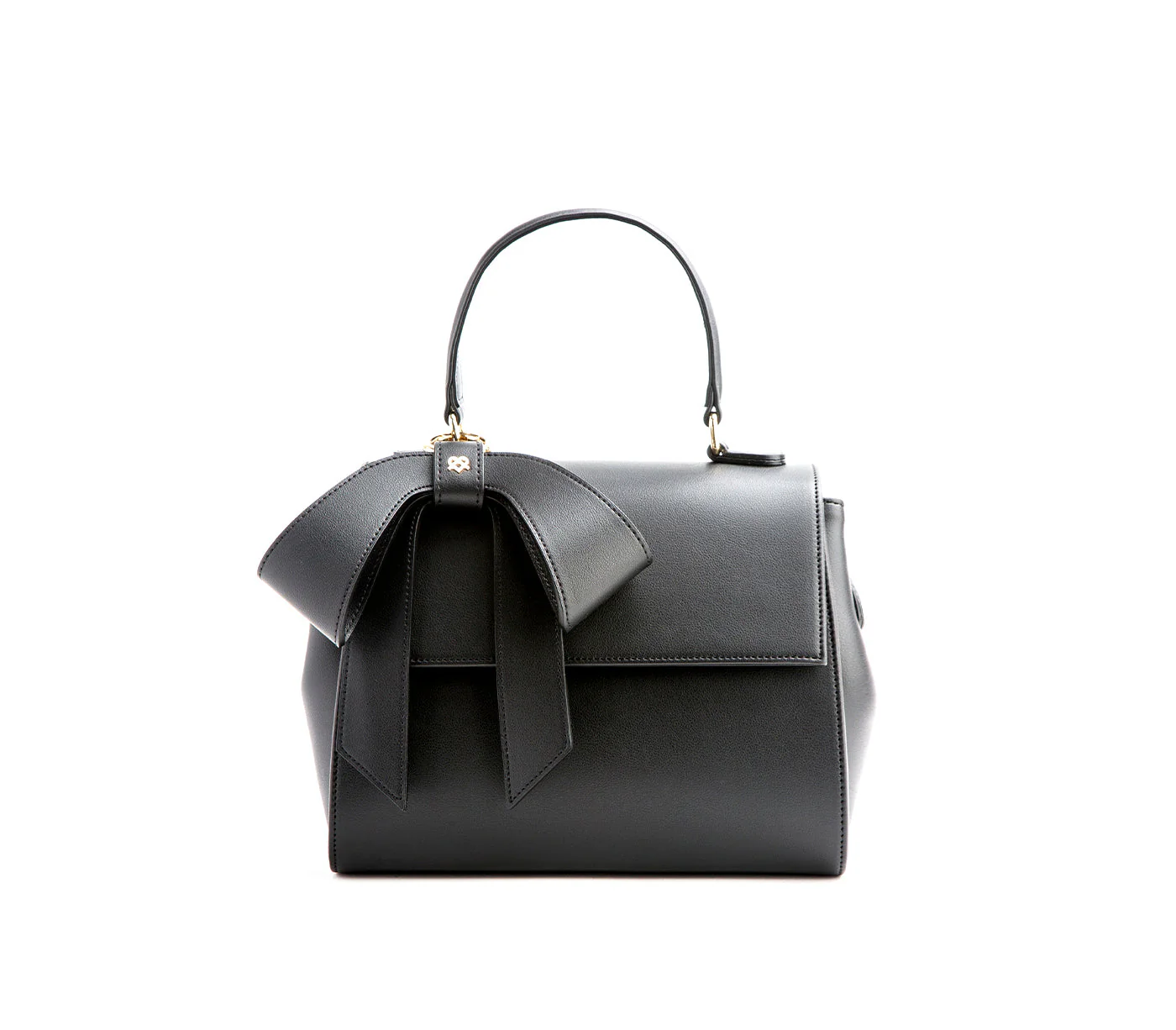 Gunas New York Cottontail Black Vegan Leather Bag
