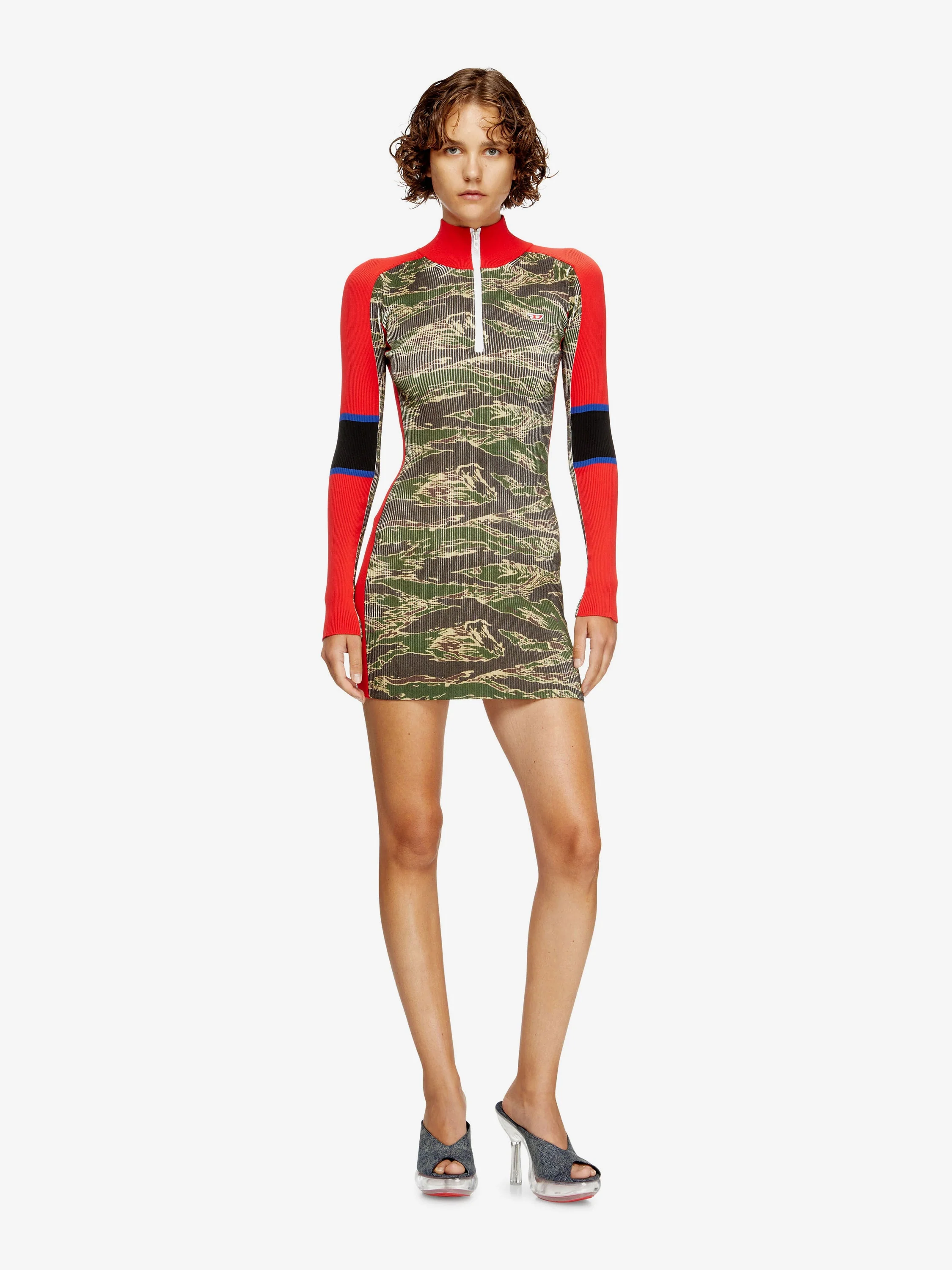 Diesel M-Camok Viscose Short Dress - Image 3