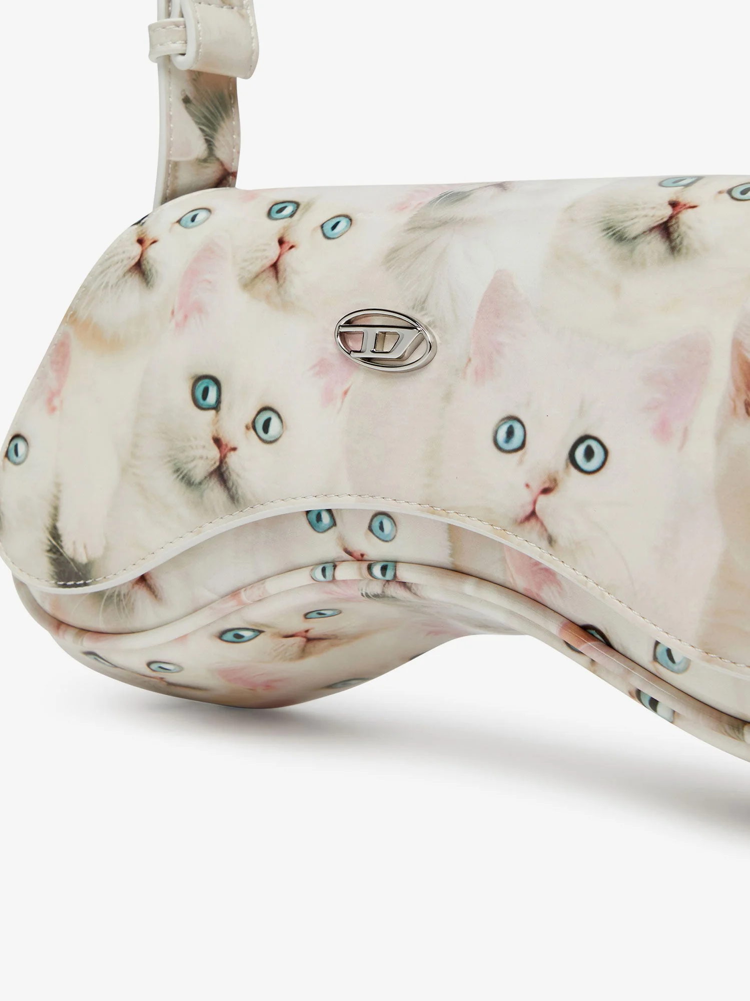 Diesel Play Crossbody Patent Fabric Shoulder Bag - Image 5