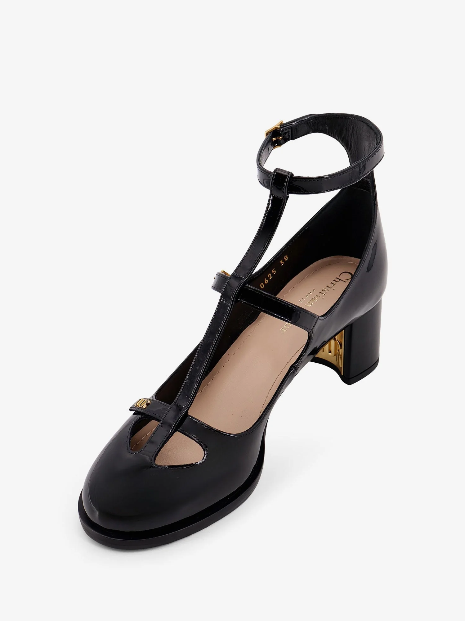 Dior Aime Dior Patent Leather Mary Jane Pumps - Image 4