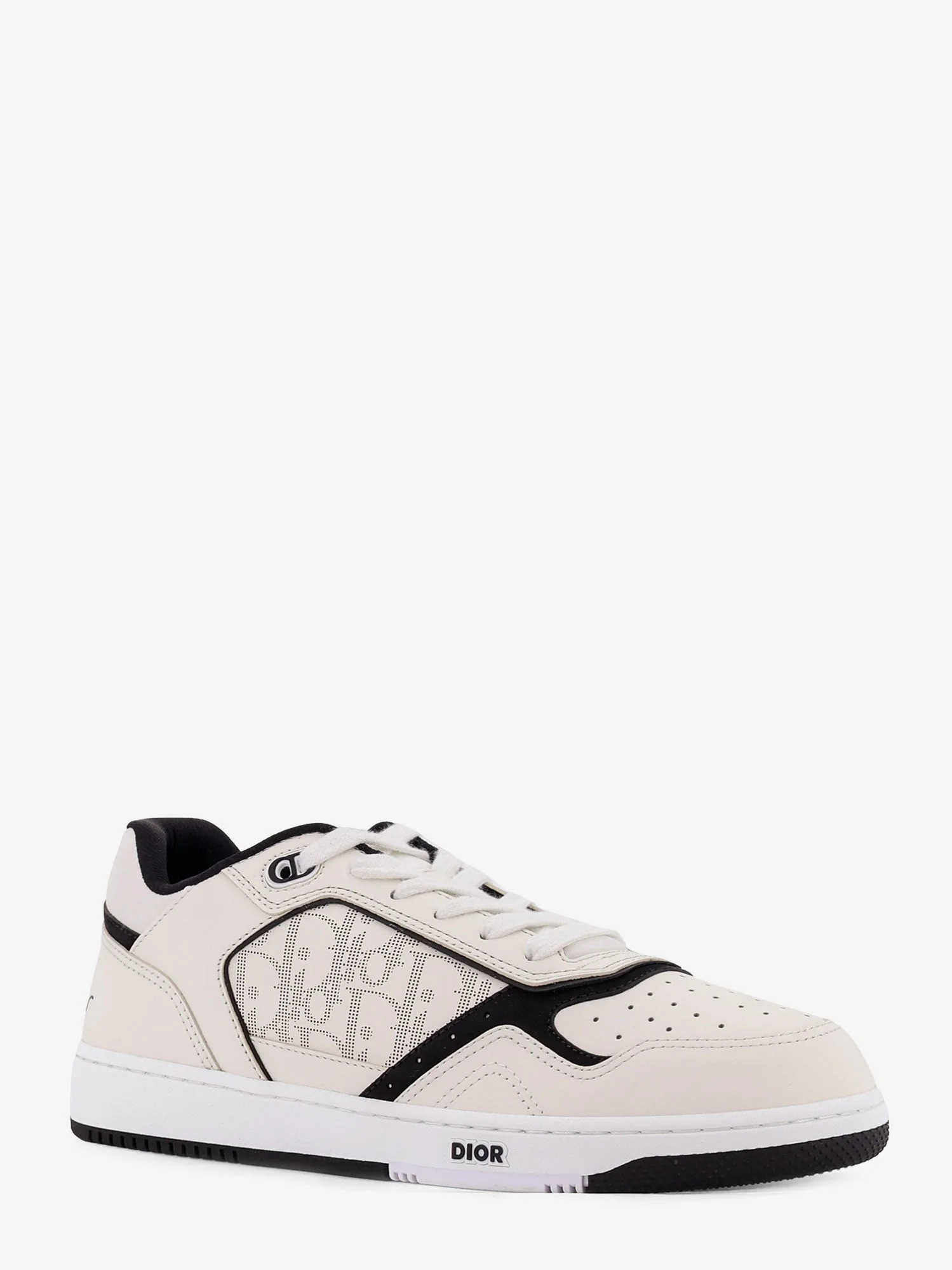 Dior B27 Leather Sneakers With Dior Oblique Logo Print On The Side - Image 2