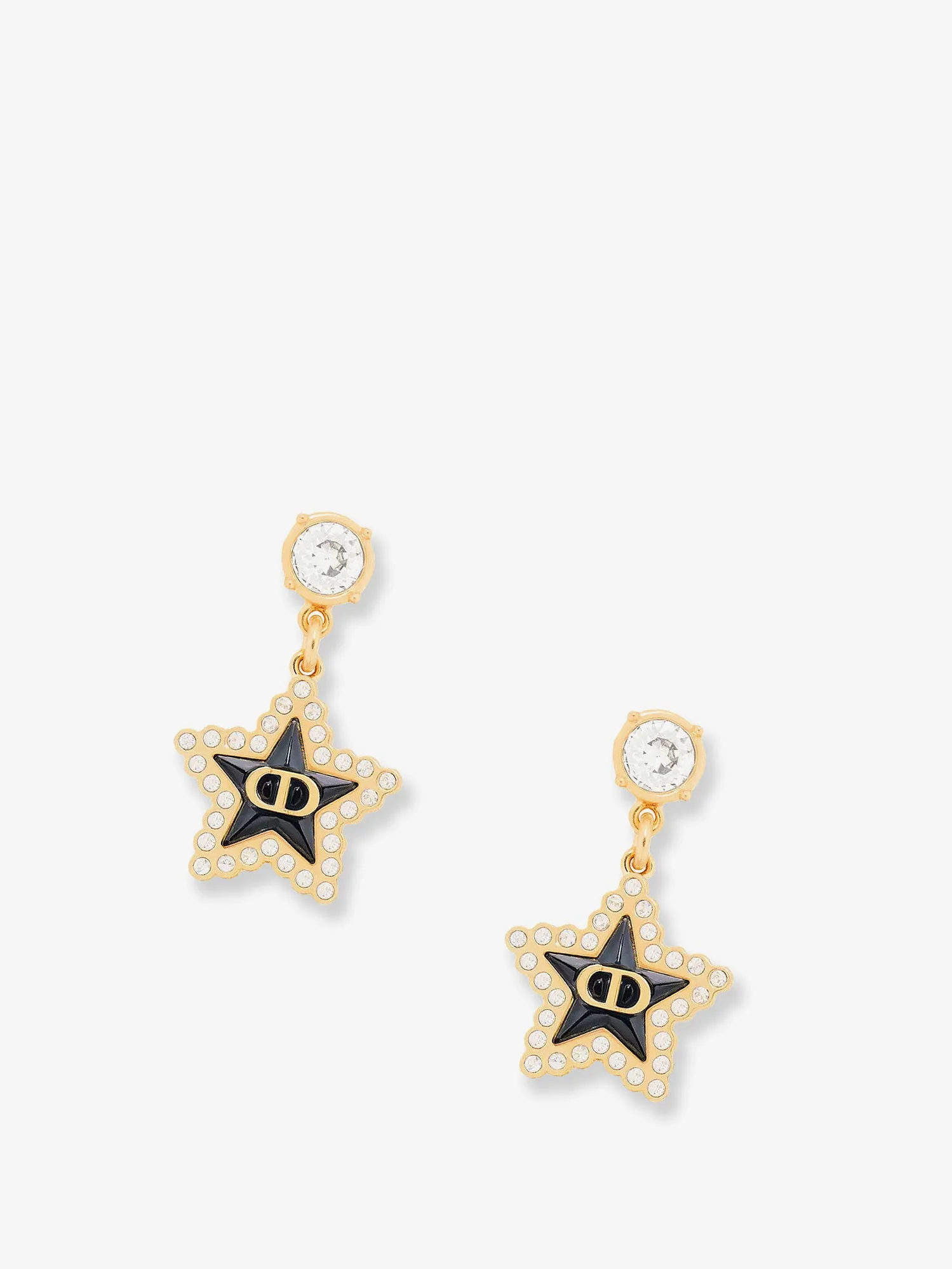 Dior Brass Earrings With Gold Finishes - Image 2