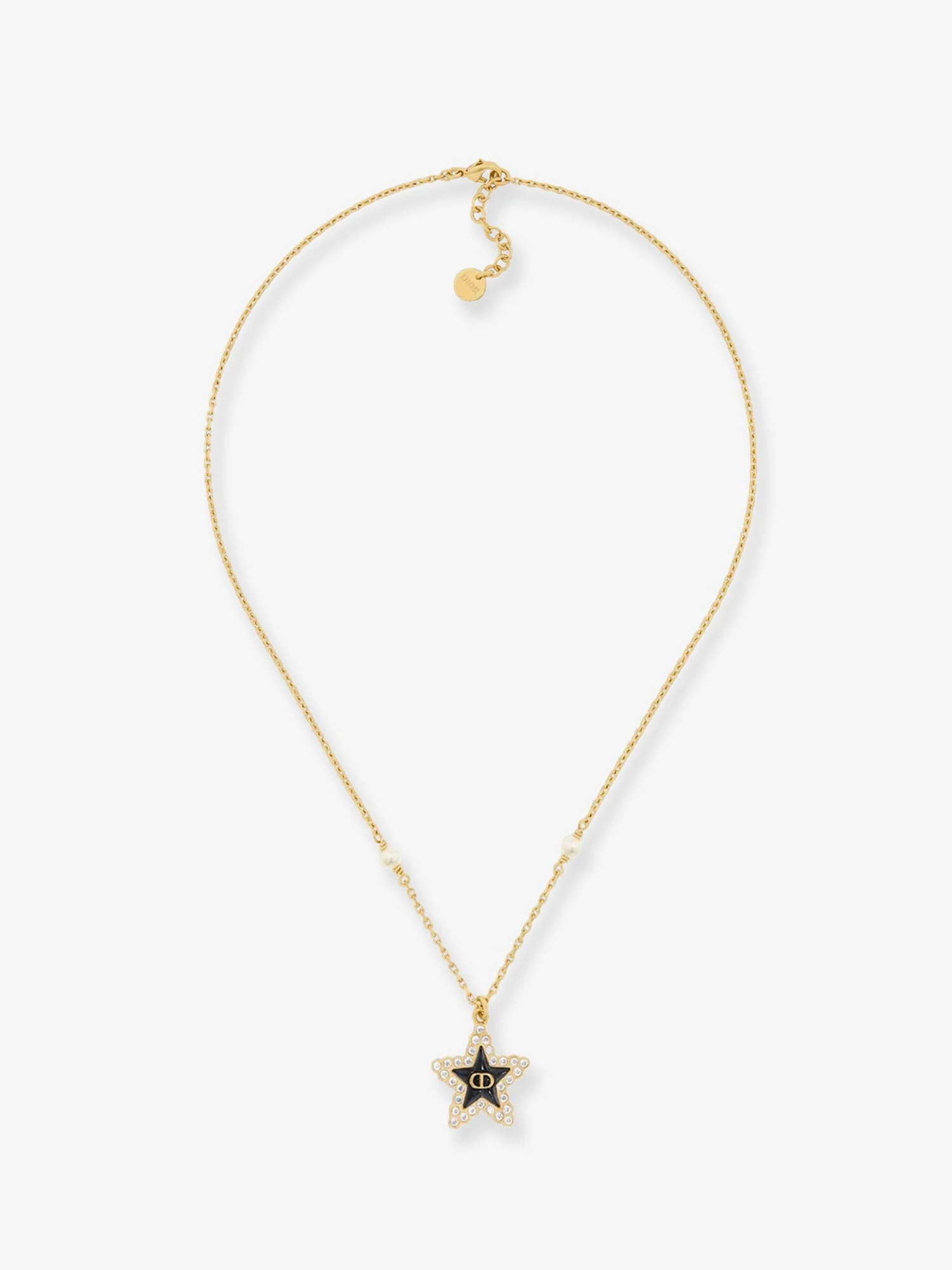 Dior Brass Necklace With Gold Finishes
