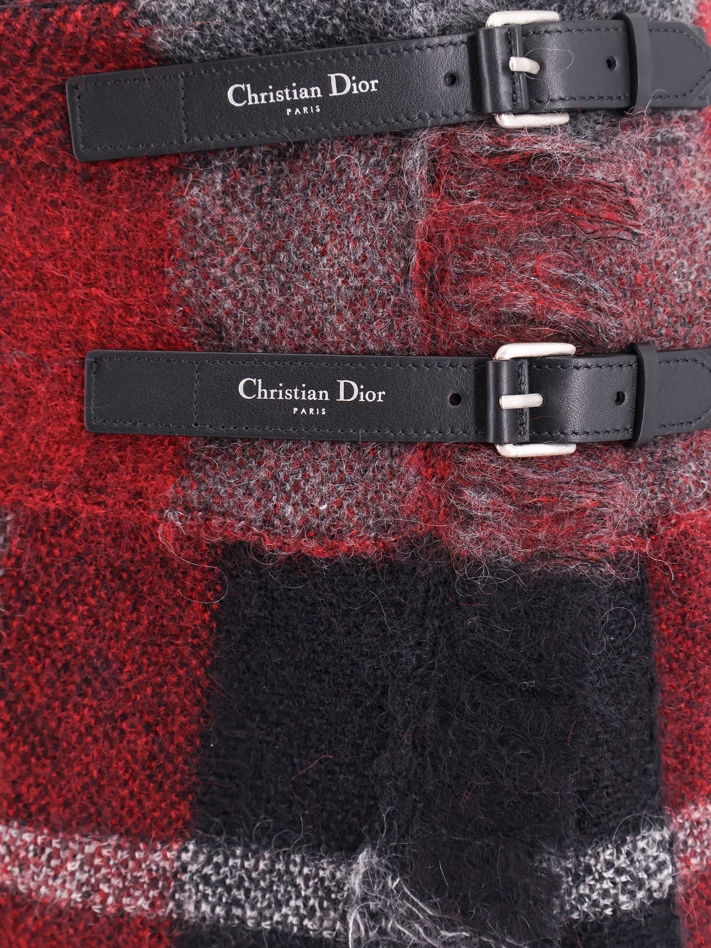 Dior Check'n'dior Madras Mohair And Wool Kilt - Image 3