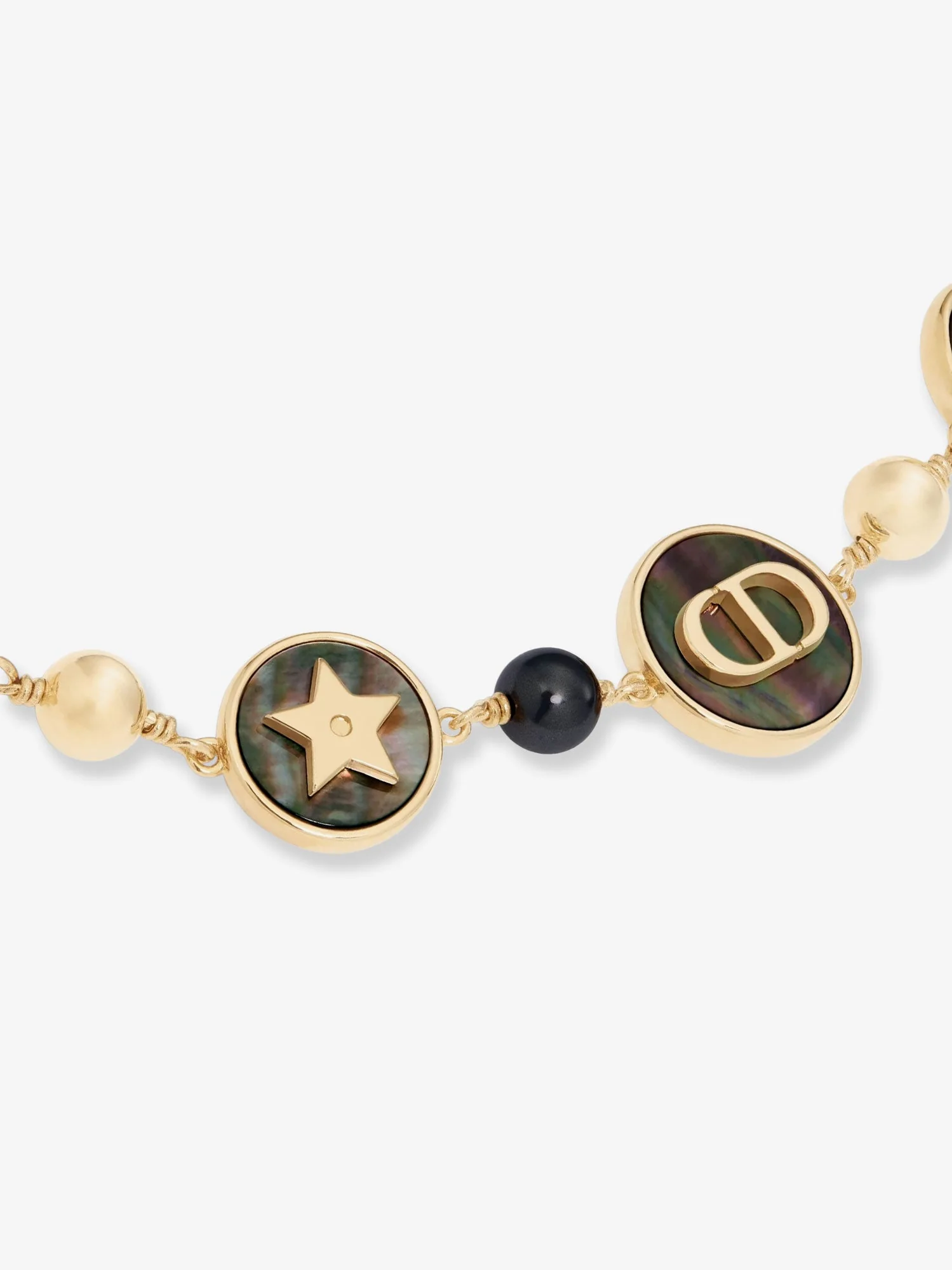 Dior D-Luck Metal Necklace With Gold Finishes - Image 2