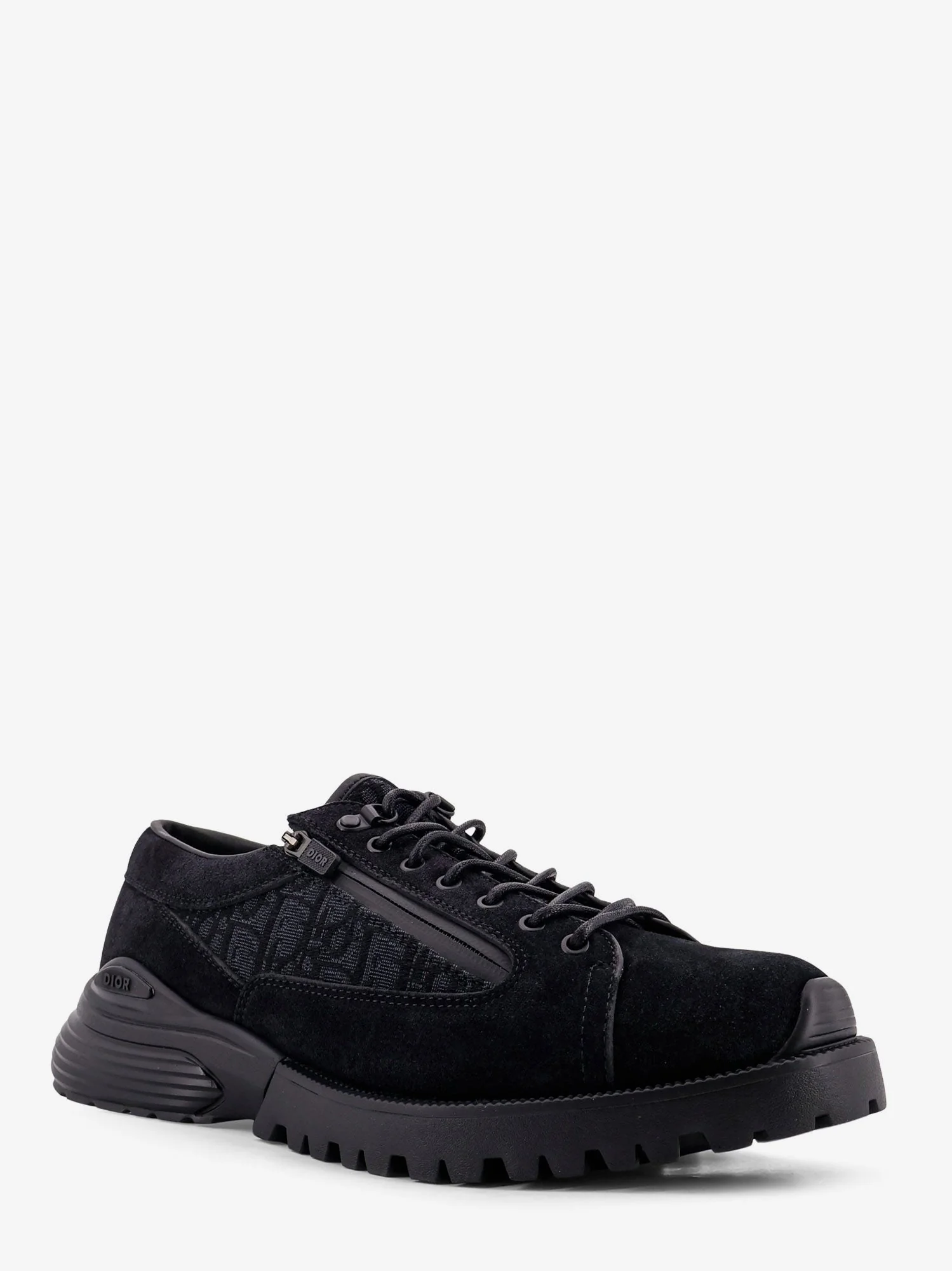 Dior Derby Dior Combat Suede And Dior Oblique Jacquard Fabric Lace Up Shoes - Image 2