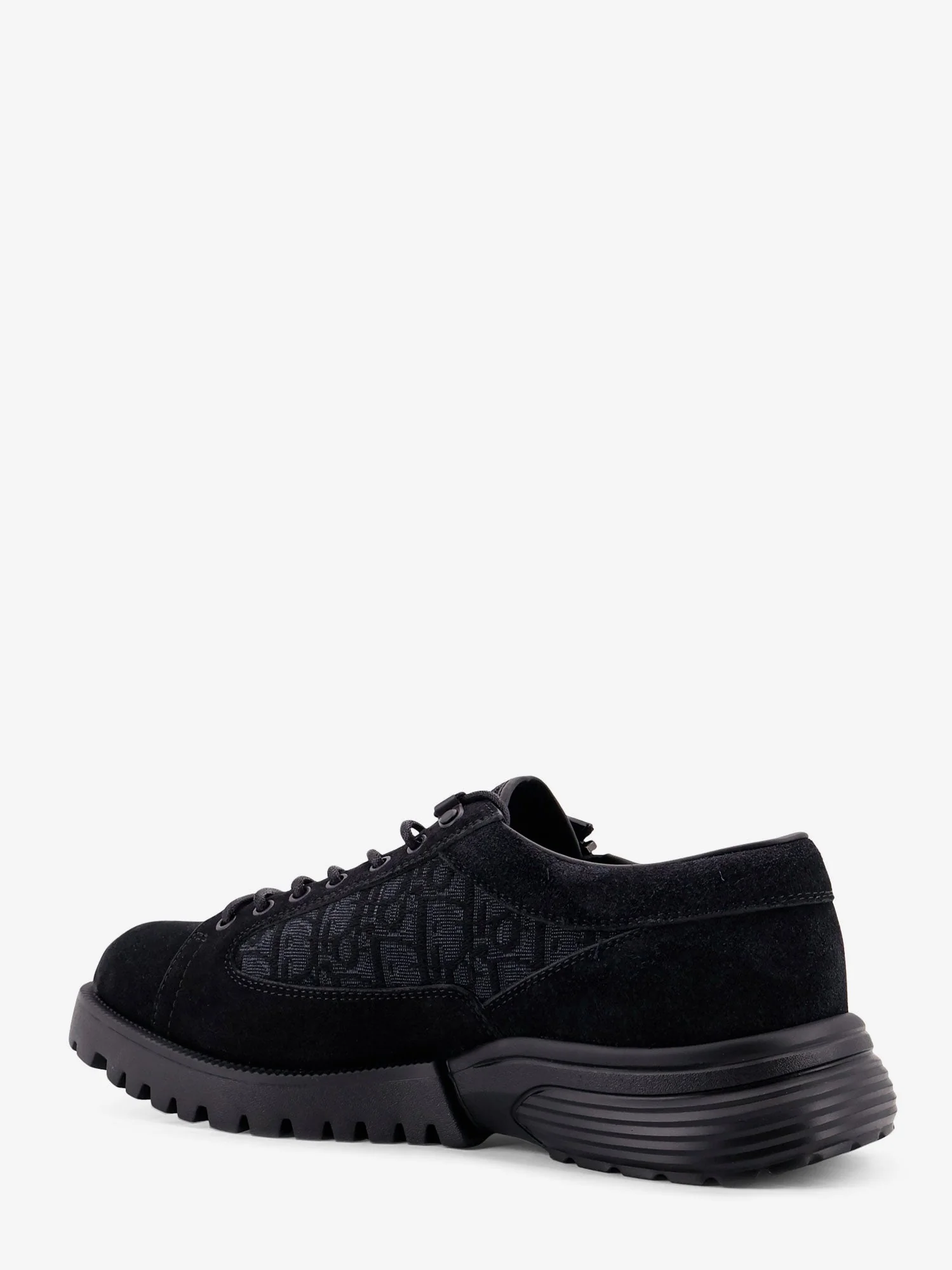 Dior Derby Dior Combat Suede And Dior Oblique Jacquard Fabric Lace Up Shoes - Image 3