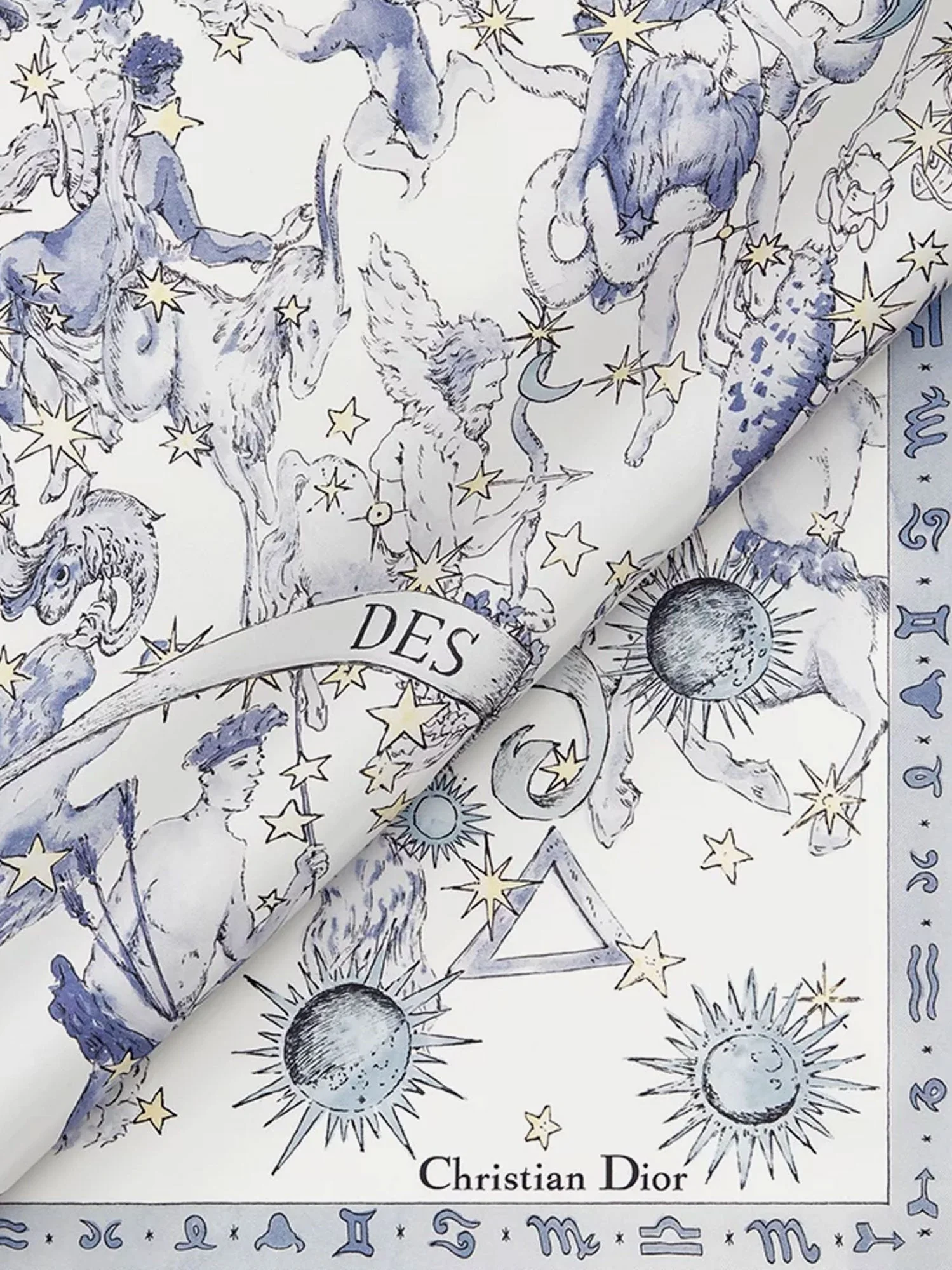 Dior Dior Night Of Dreams Silk Twill Foulard - Image 2