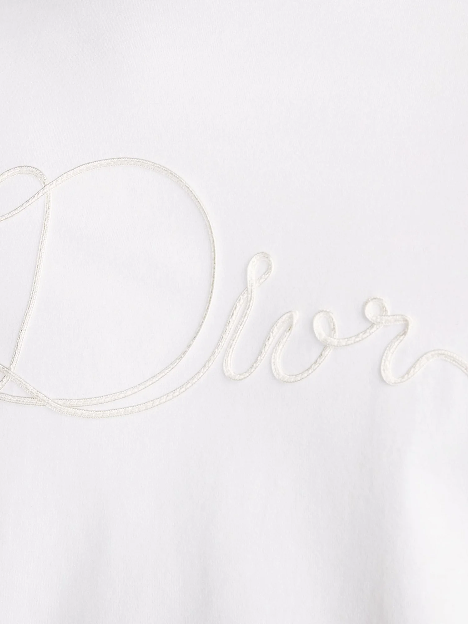 Dior Dior Ribbon Cotton T-Shirt - Image 3