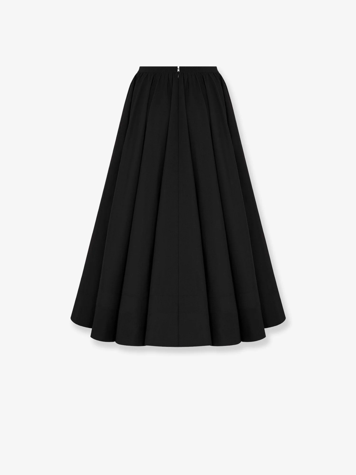 Dior Flared Silk Midi Skirt - Image 2