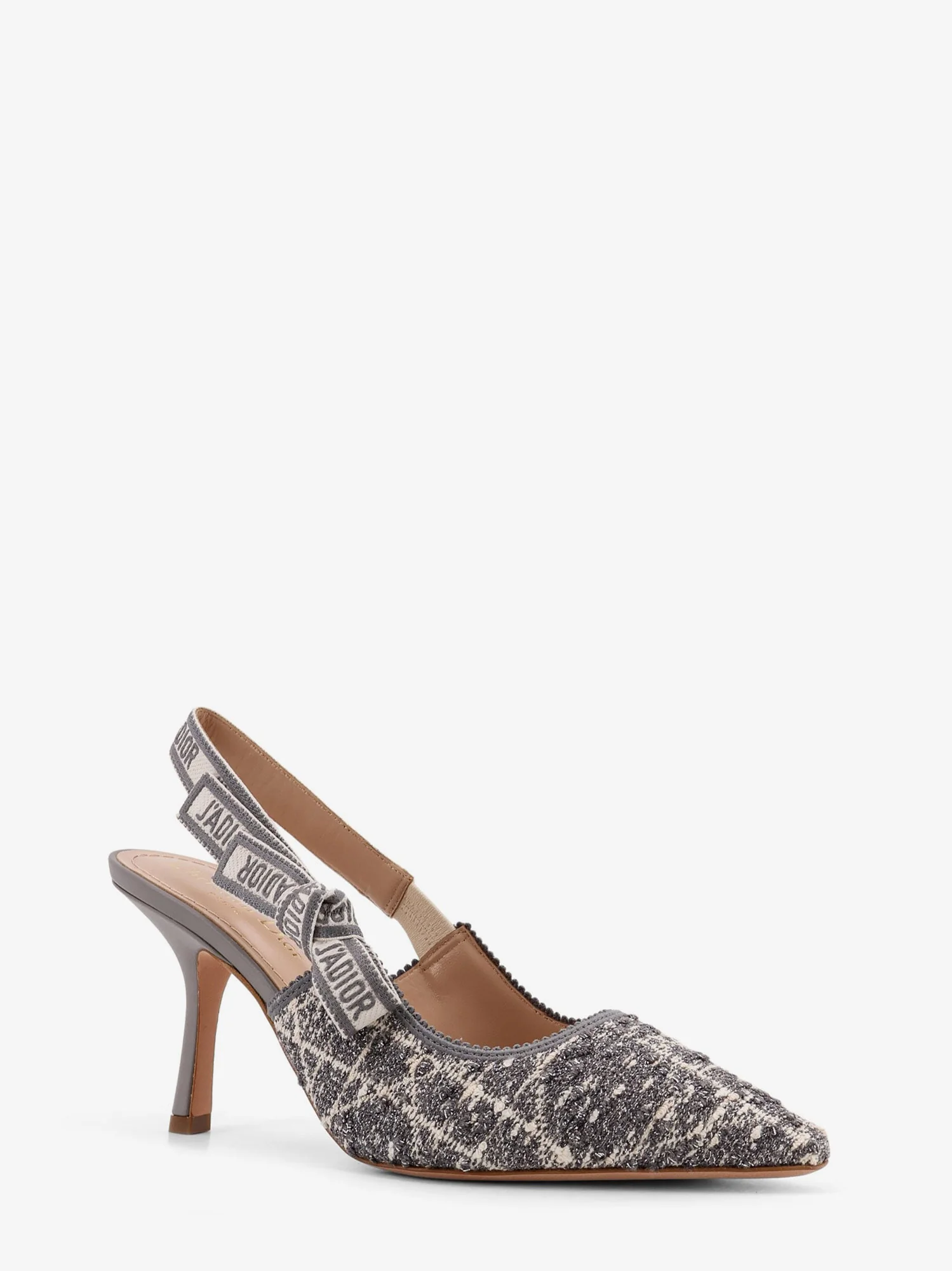 Dior J'adior Cannage Tweed Slingback Pumps - Image 2
