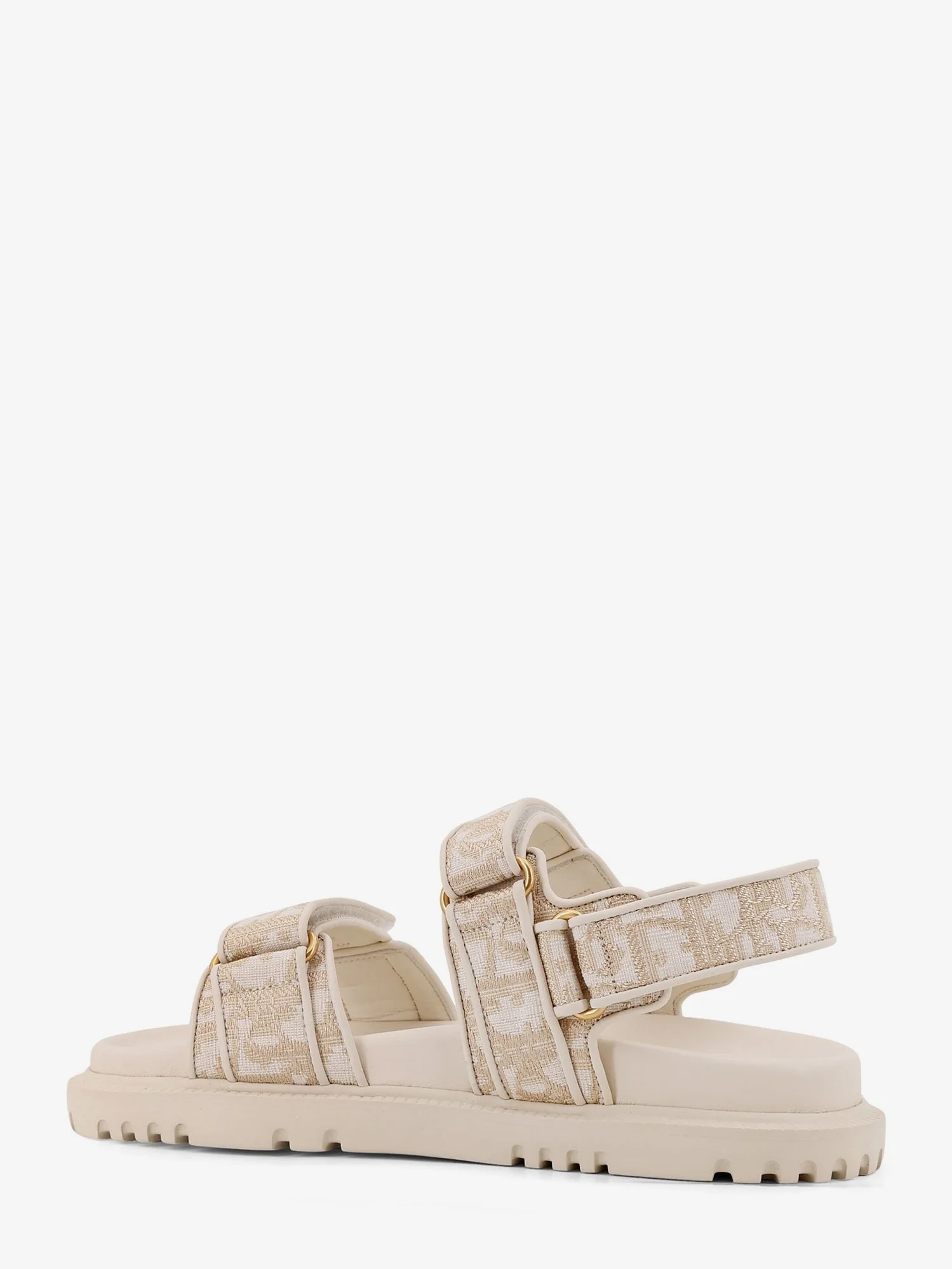 Dior Lurex Dioract Flat Sandals - Image 3