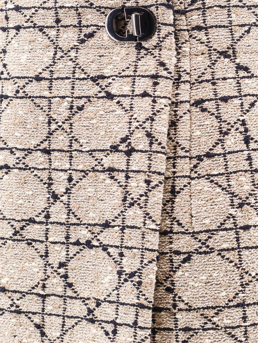 Dior Macrocannage Cotton Blend Tweed Shorts - Image 3