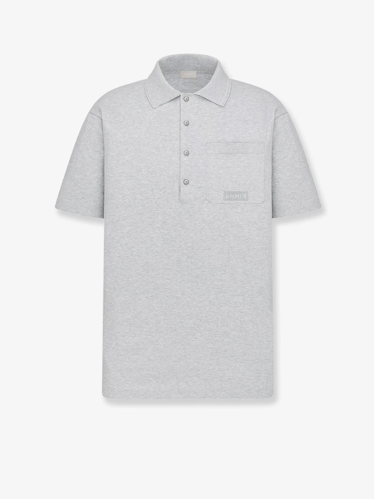 Dior Mélnge Cotton And Silk Polo Shirt