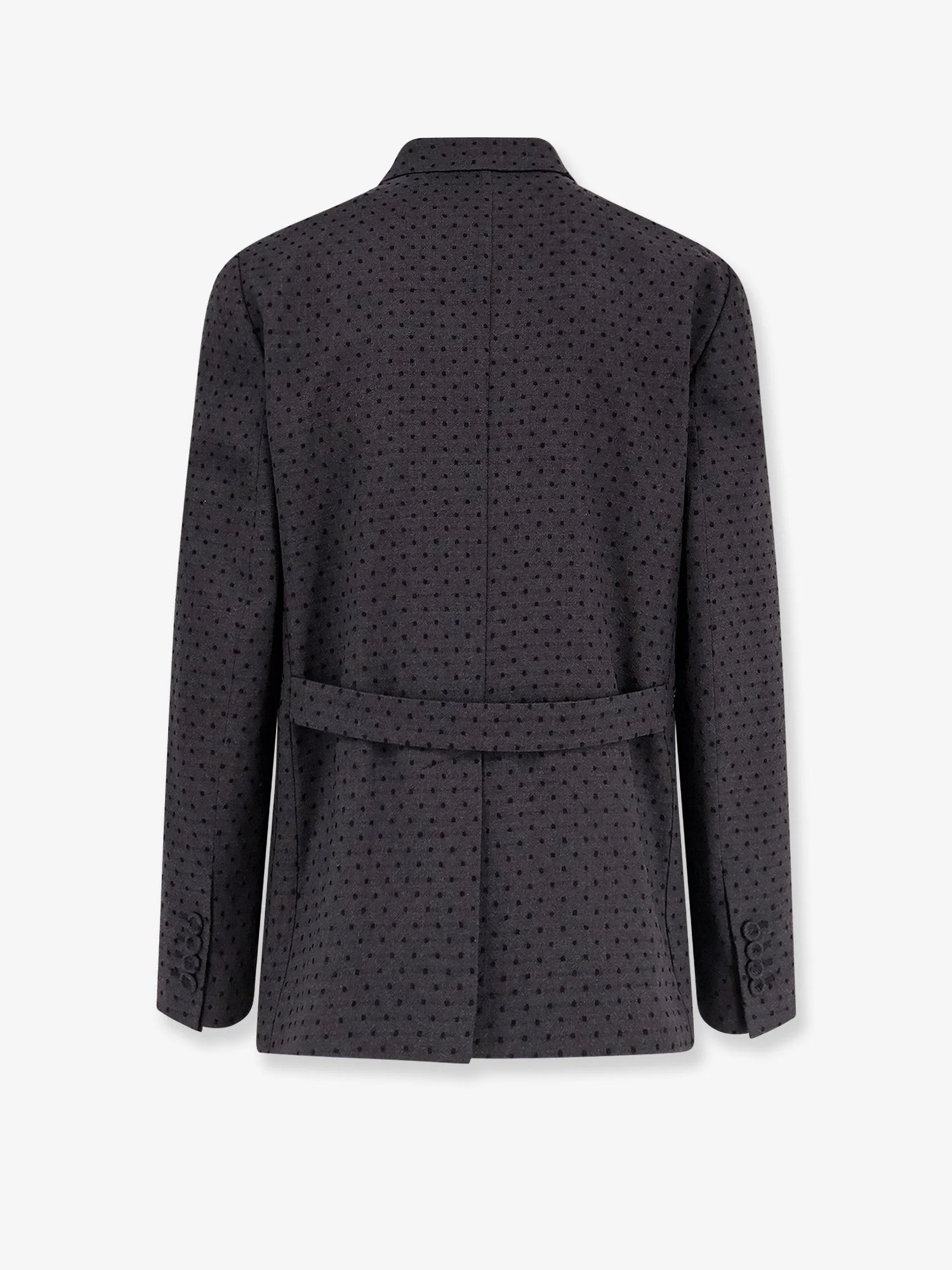Dior Polka-Dots Virgin Wool And Alpaca Jacquard Blazer - Image 2