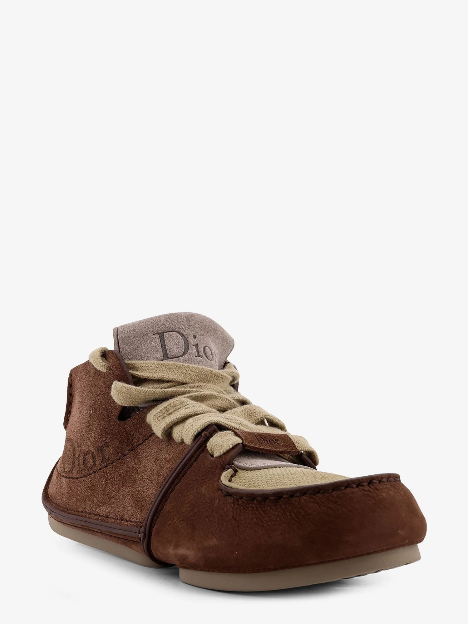 Dior Roadie Suede Boot With Logo On The Side - Image 2
