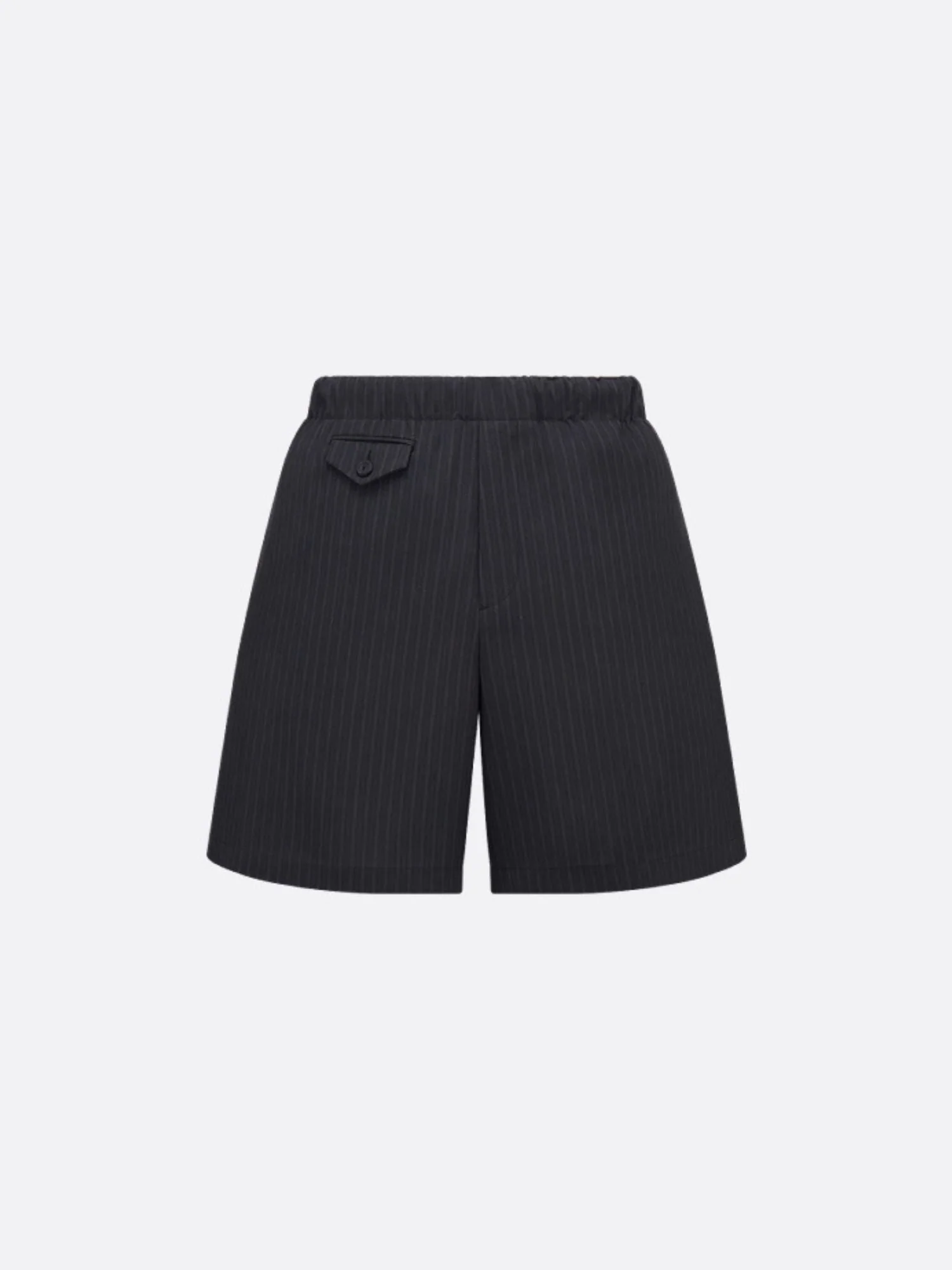 Dior Striped Wool Bemuda Shorts - Image 2