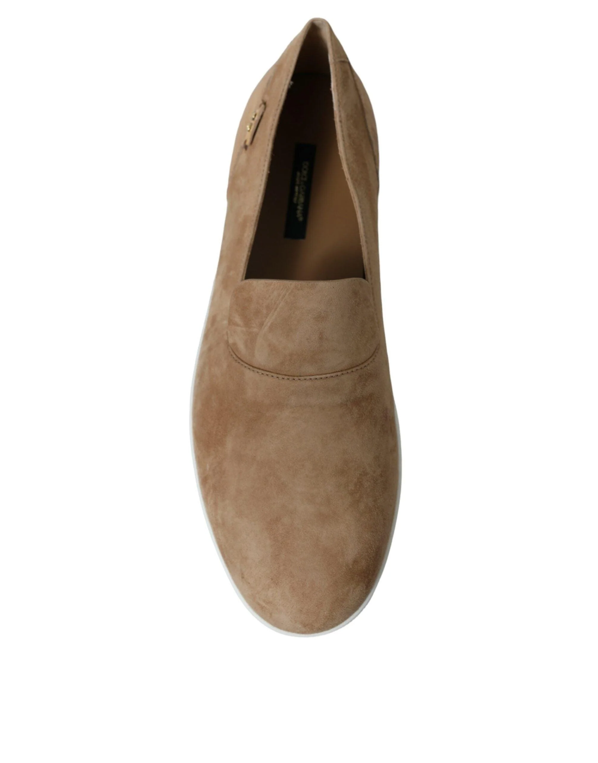 Dolce & Gabbana Beige Lambskin & Caiman Leather Men’s Loafers - Image 11