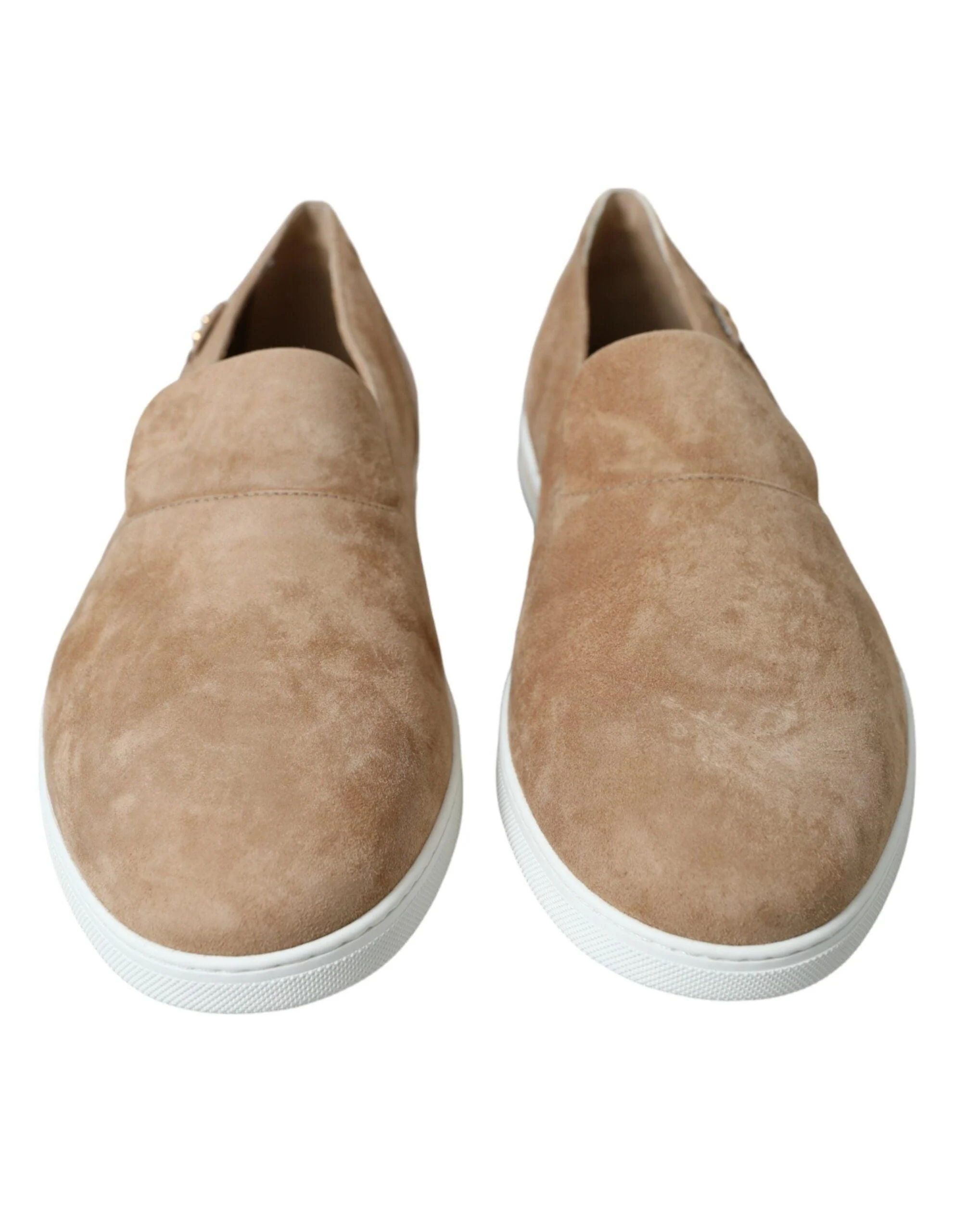 Dolce & Gabbana Beige Lambskin & Caiman Leather Men’s Loafers - Image 3